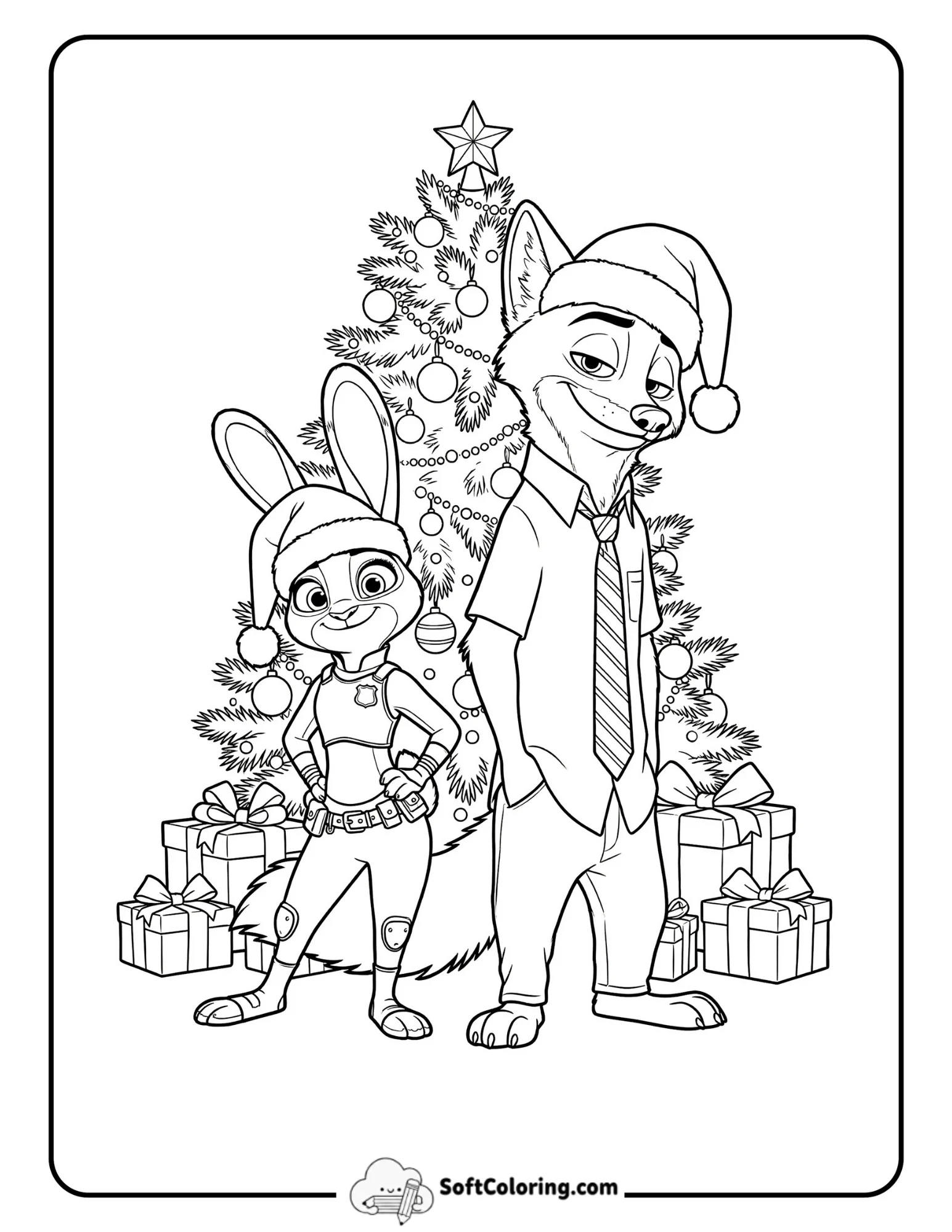Nick And Judy Christmas Tree Cheer