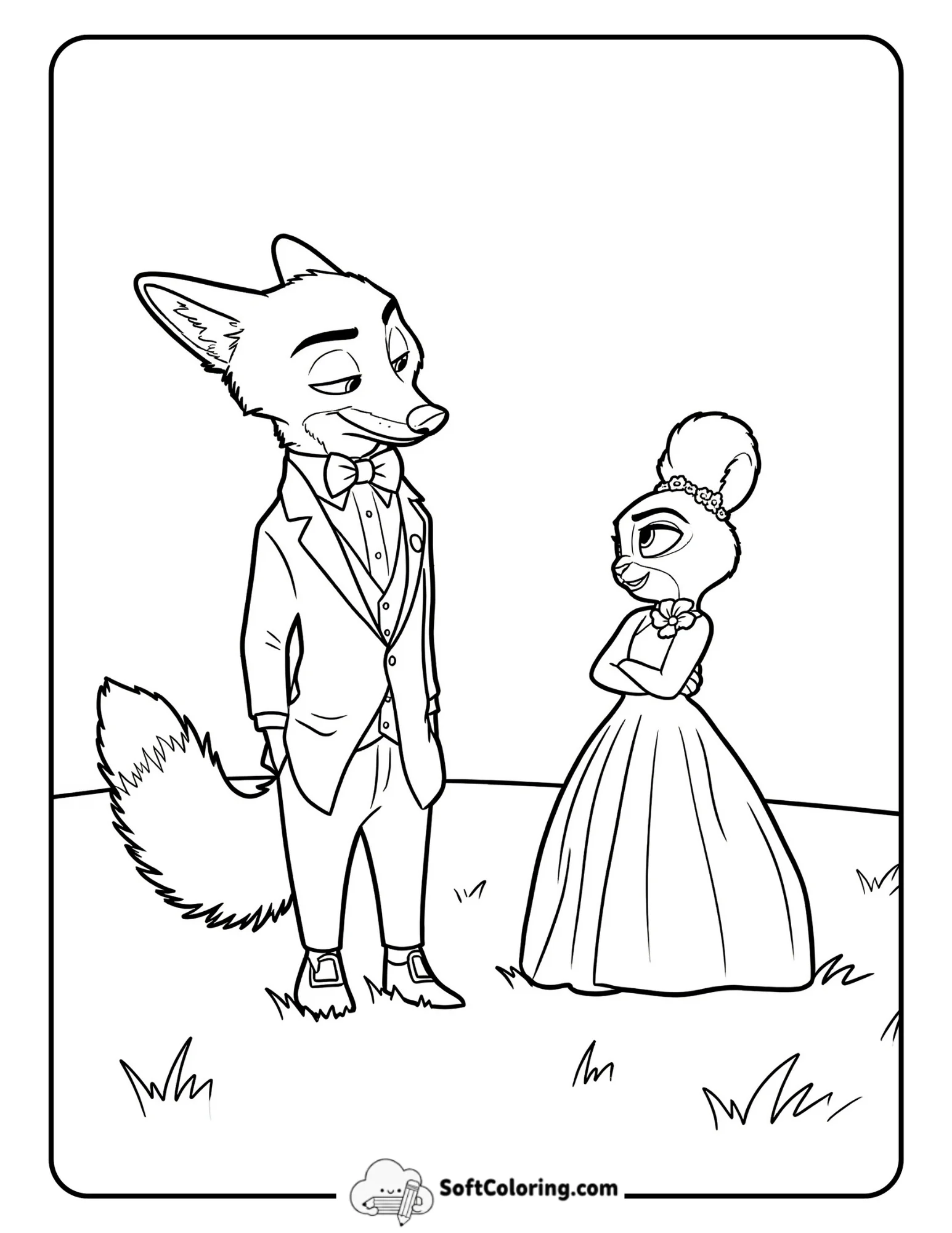 Nick And Judy In Fancy Clothes