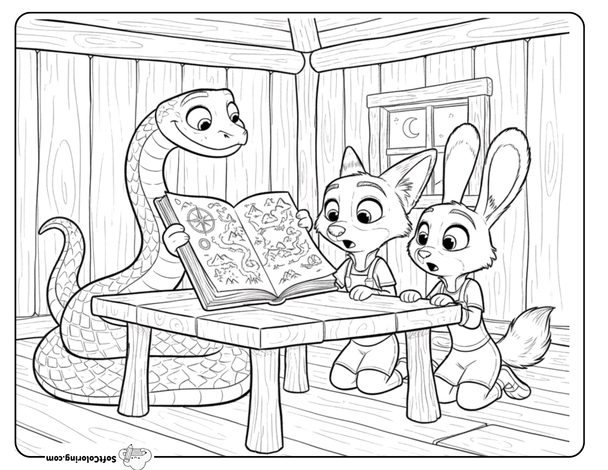 Nick And Judy Reading Map