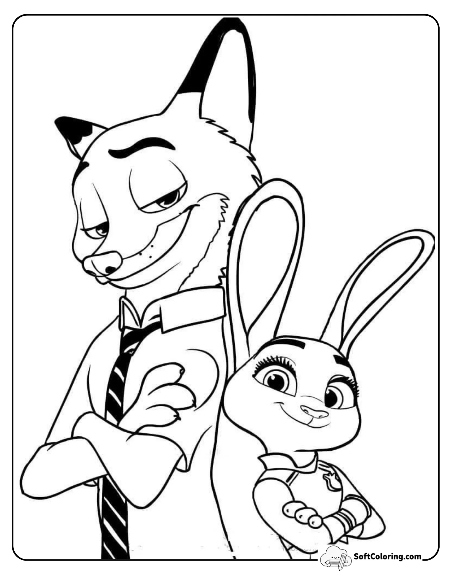 Nick Wilde And Judy Hopps