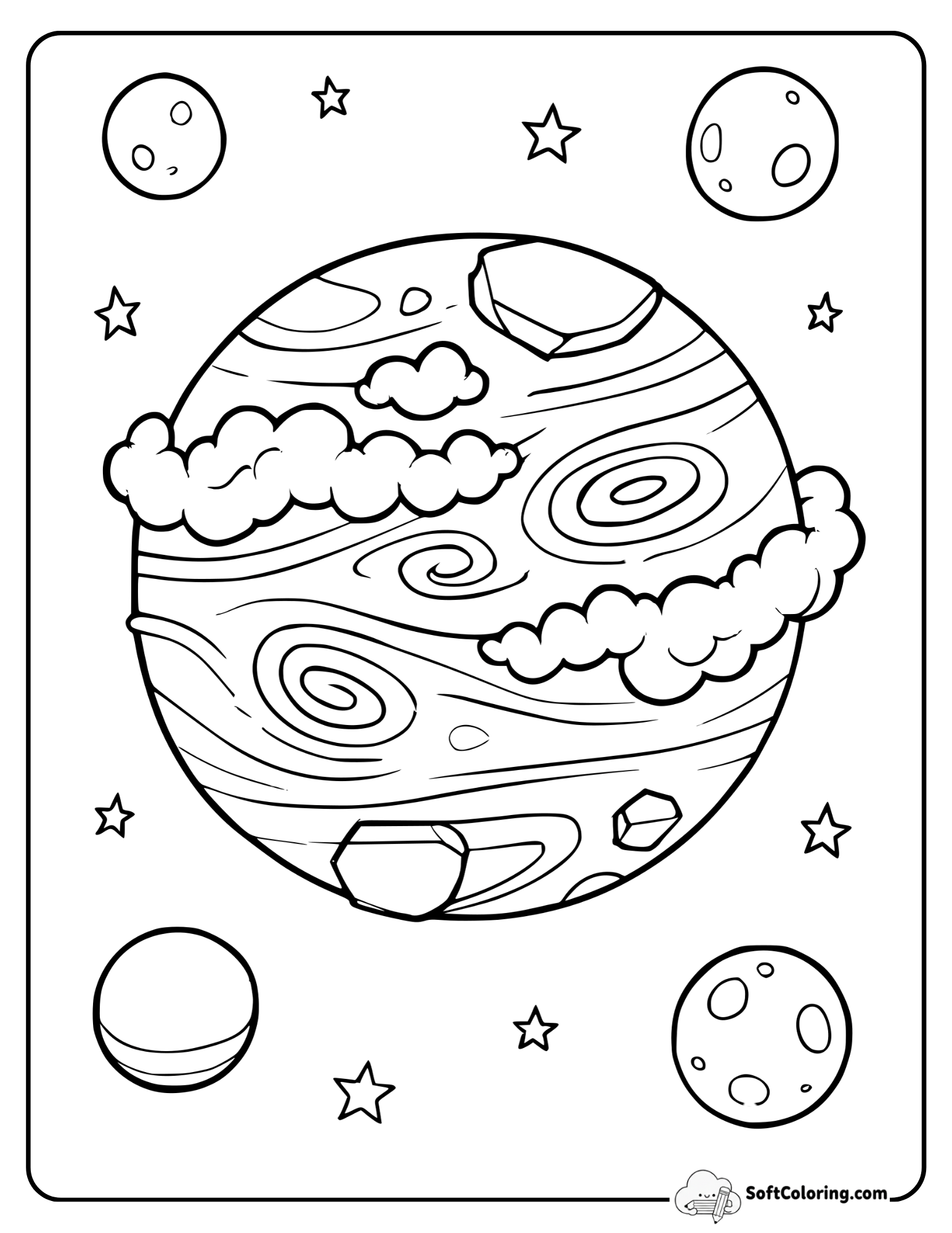 Planet Neptune Coloring