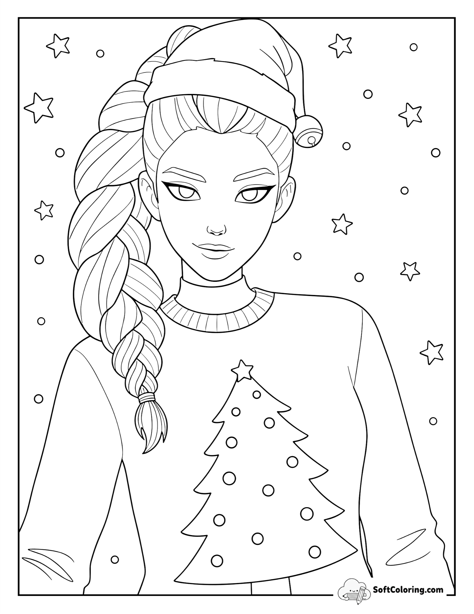 Rumi’s Christmas Jumper And Santa Hat
