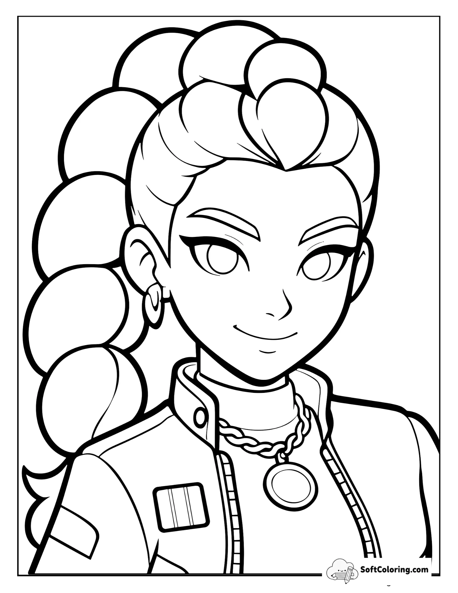 Rumi Profile Picture With Signature Braid, Cool Jacket