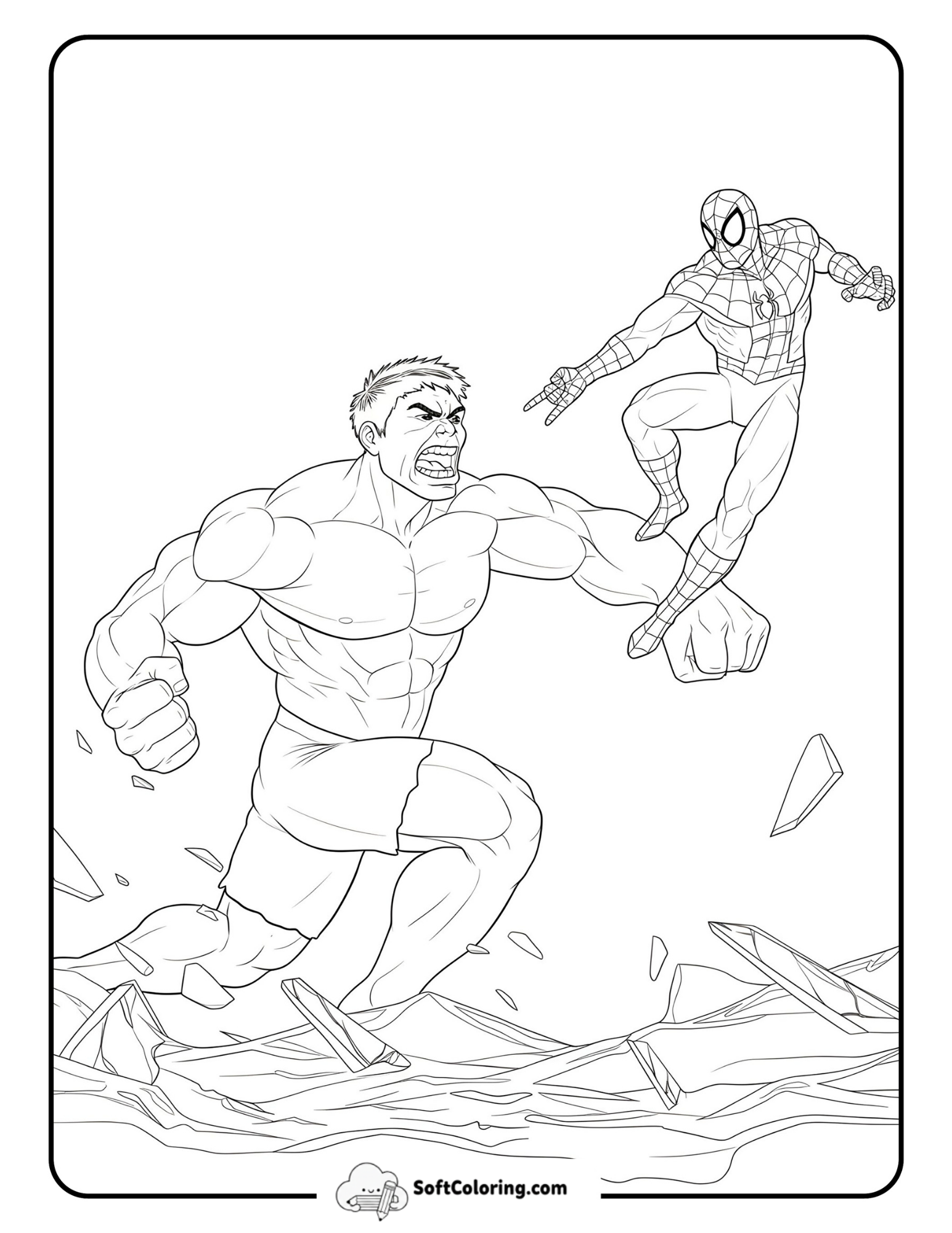 Spider-Man Vs. Hulk Showdown