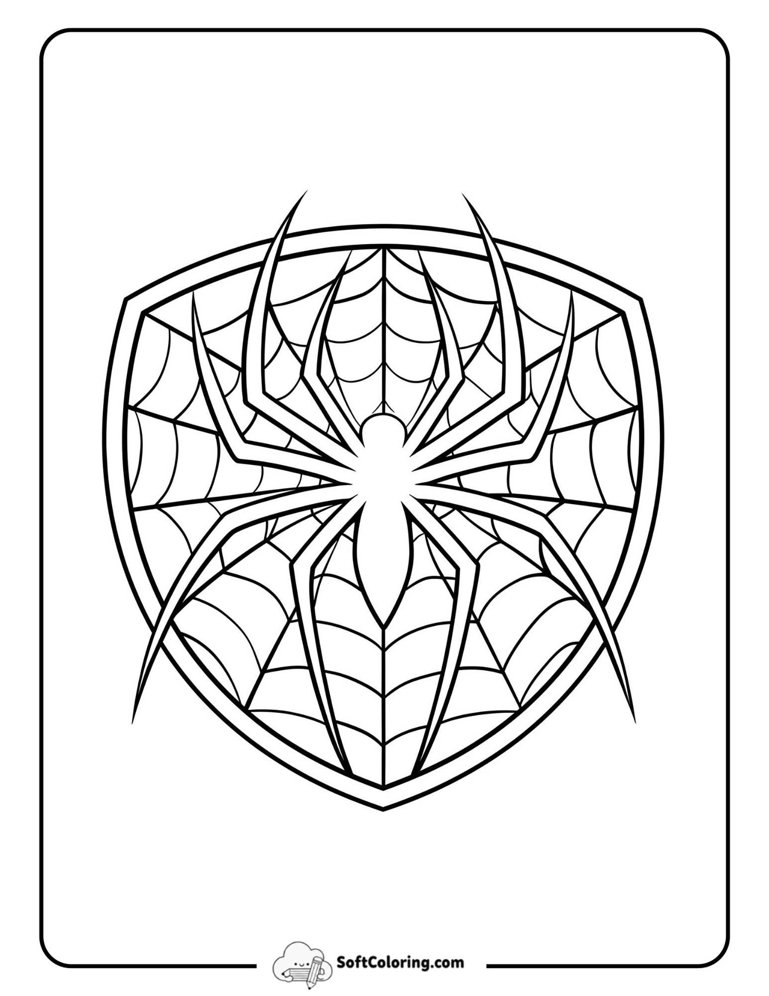 Spider-Man Web Emblem Shield