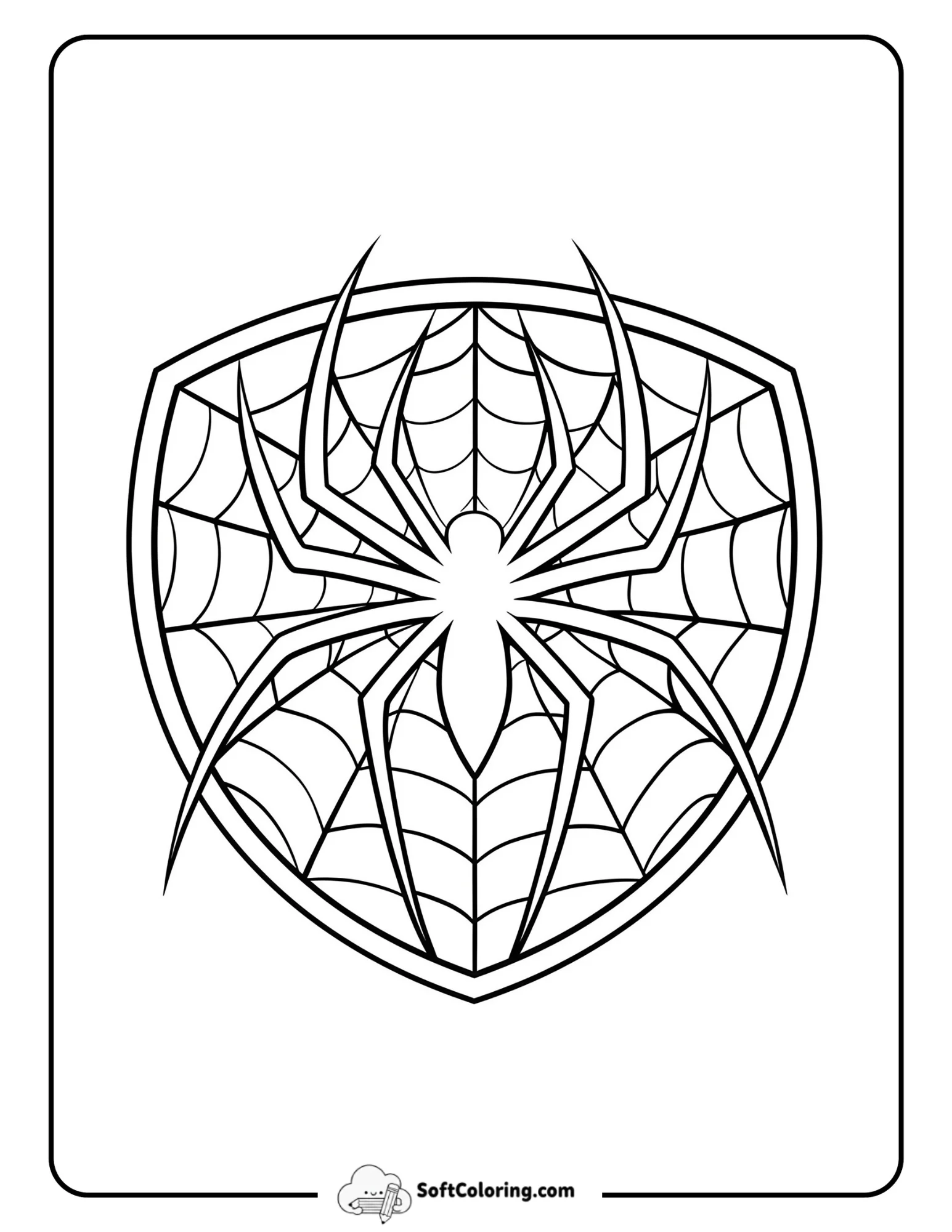 Spider-Man Web Emblem Shield