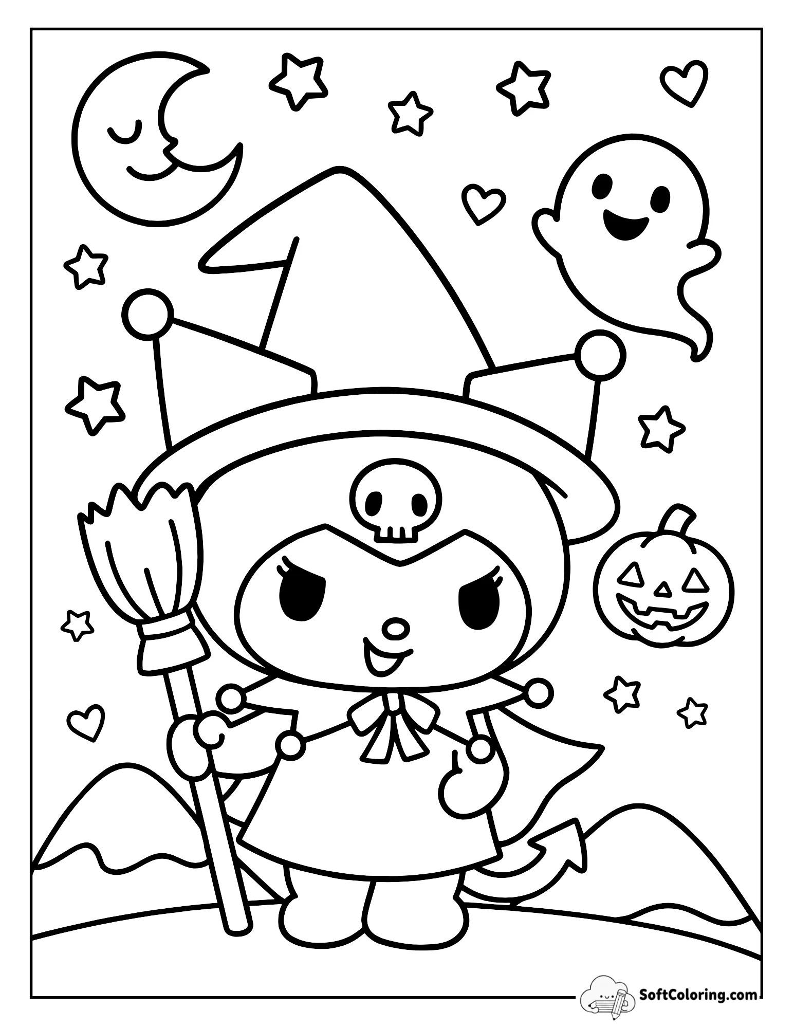 Dressed As A Witch, Kuromi Is Ready For A Magical Halloween