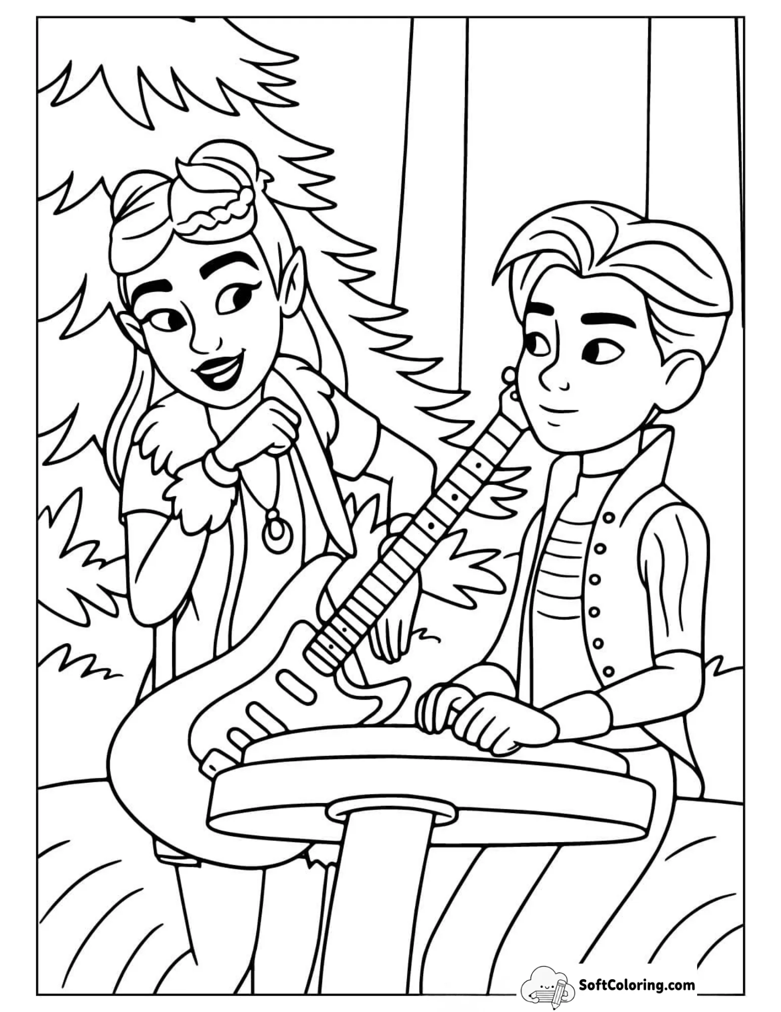 Wynter Playing Guitar