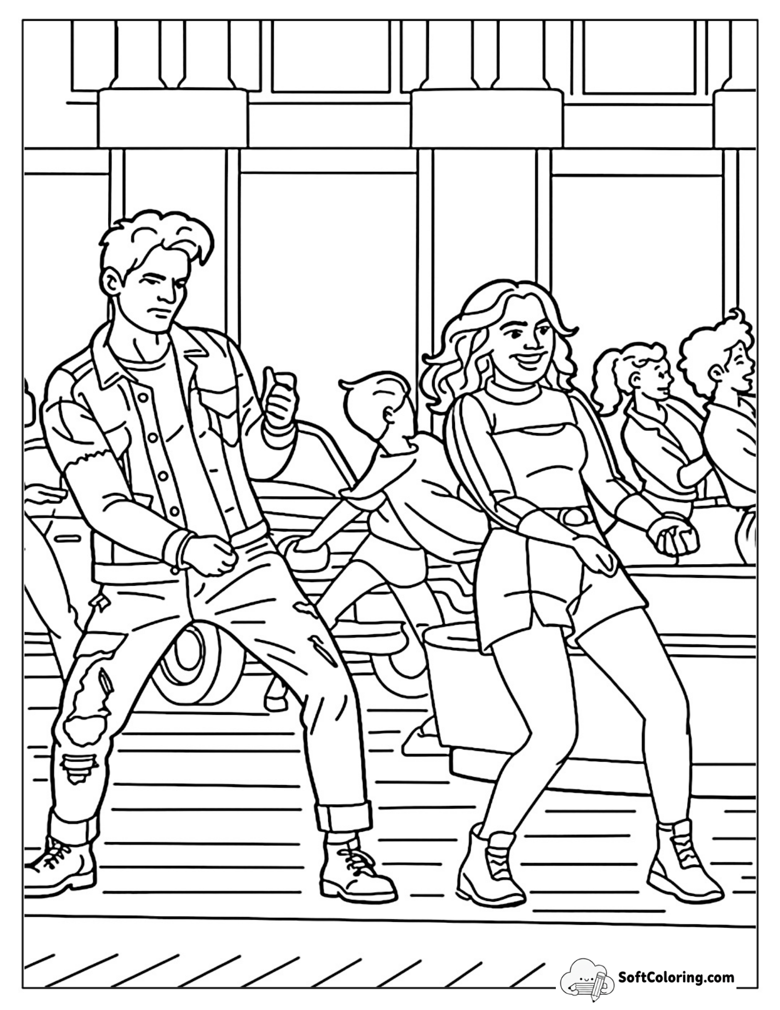 Seabrook Characters Dancing Together