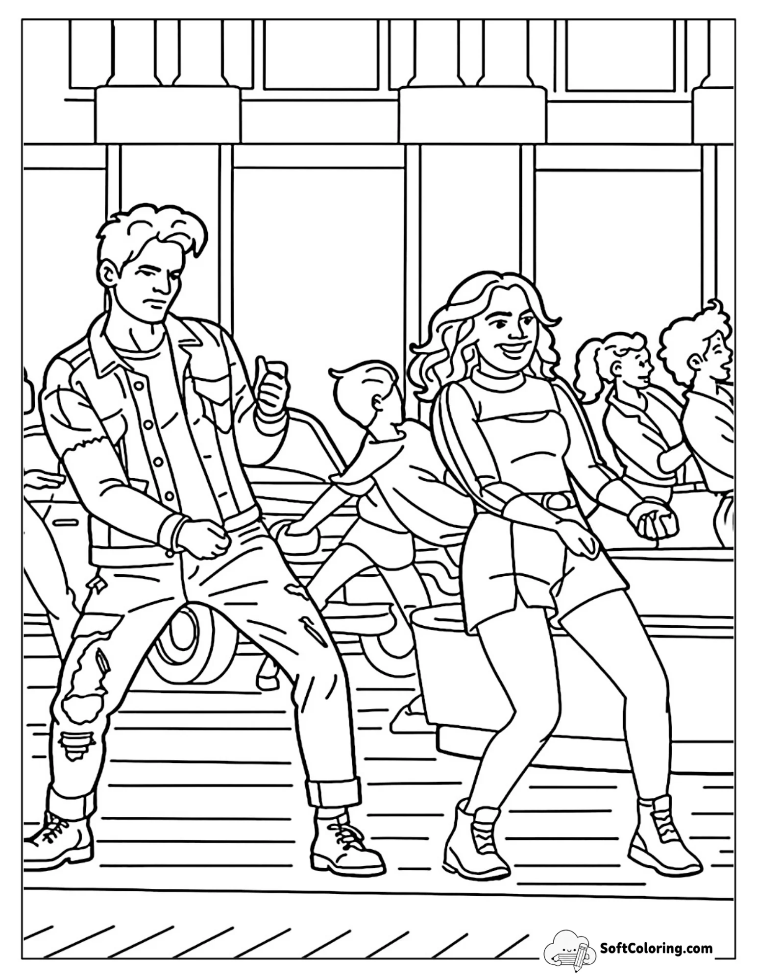 Seabrook Characters Dancing Together