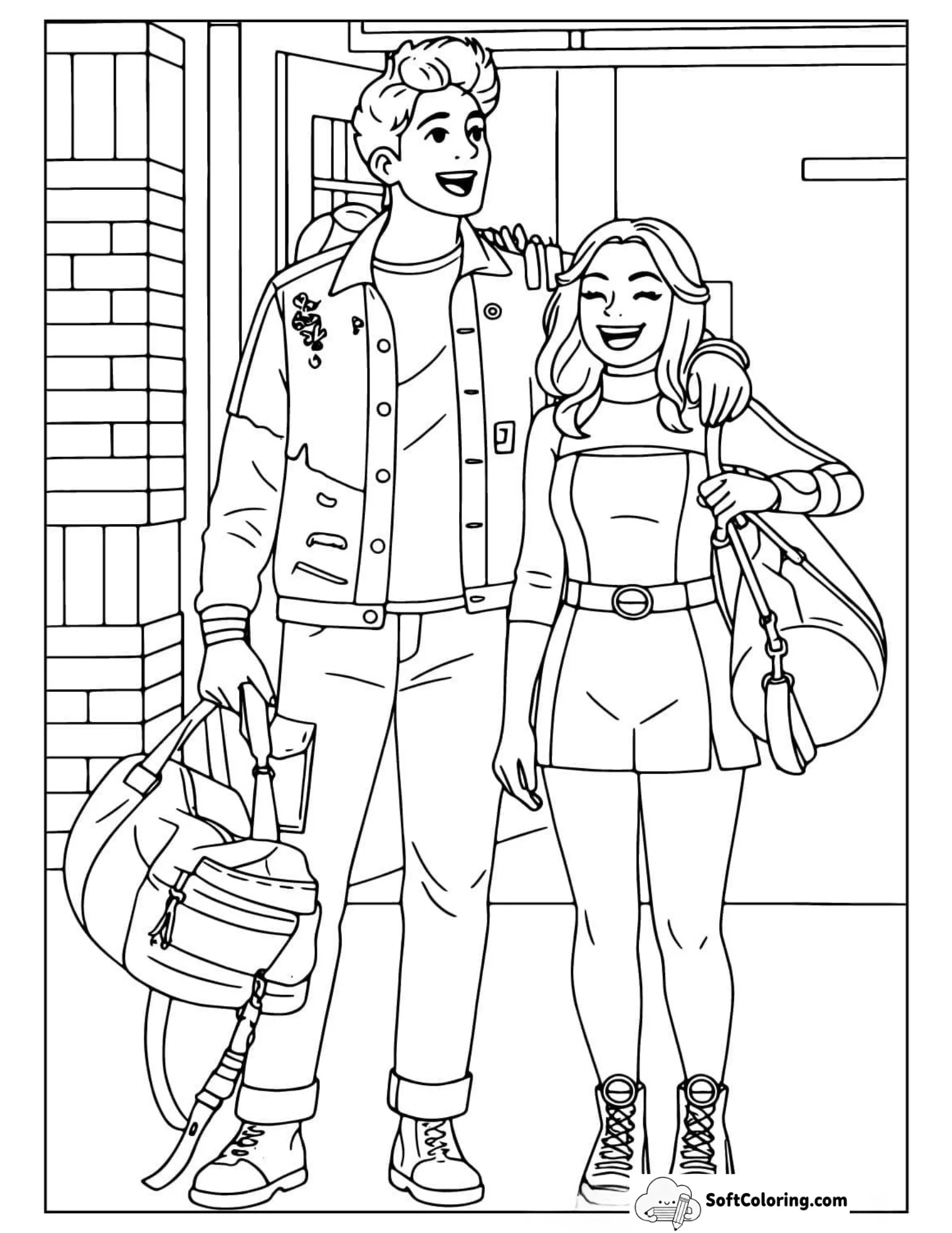 Zed And Addison Going To School