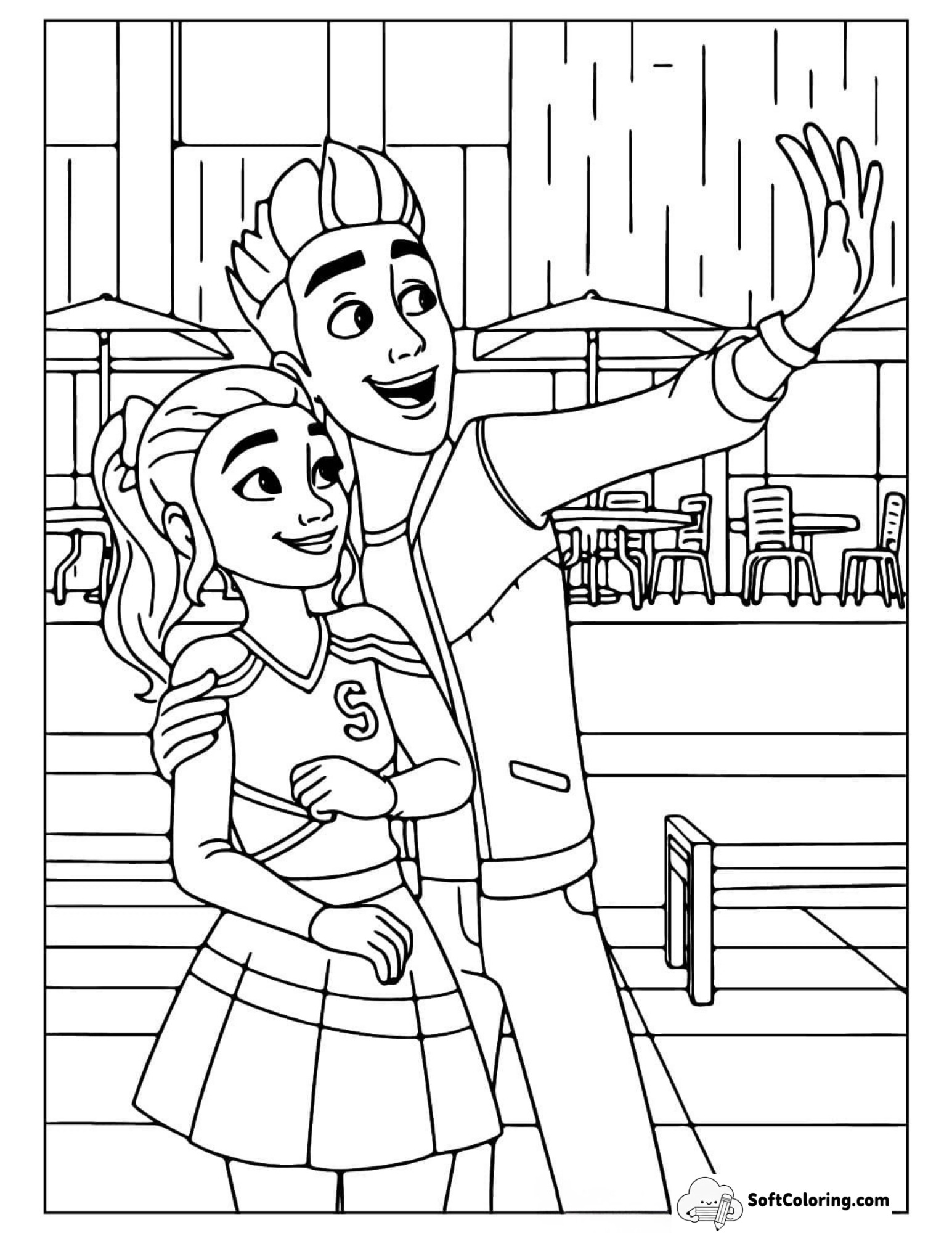 Zed And Addison Waving