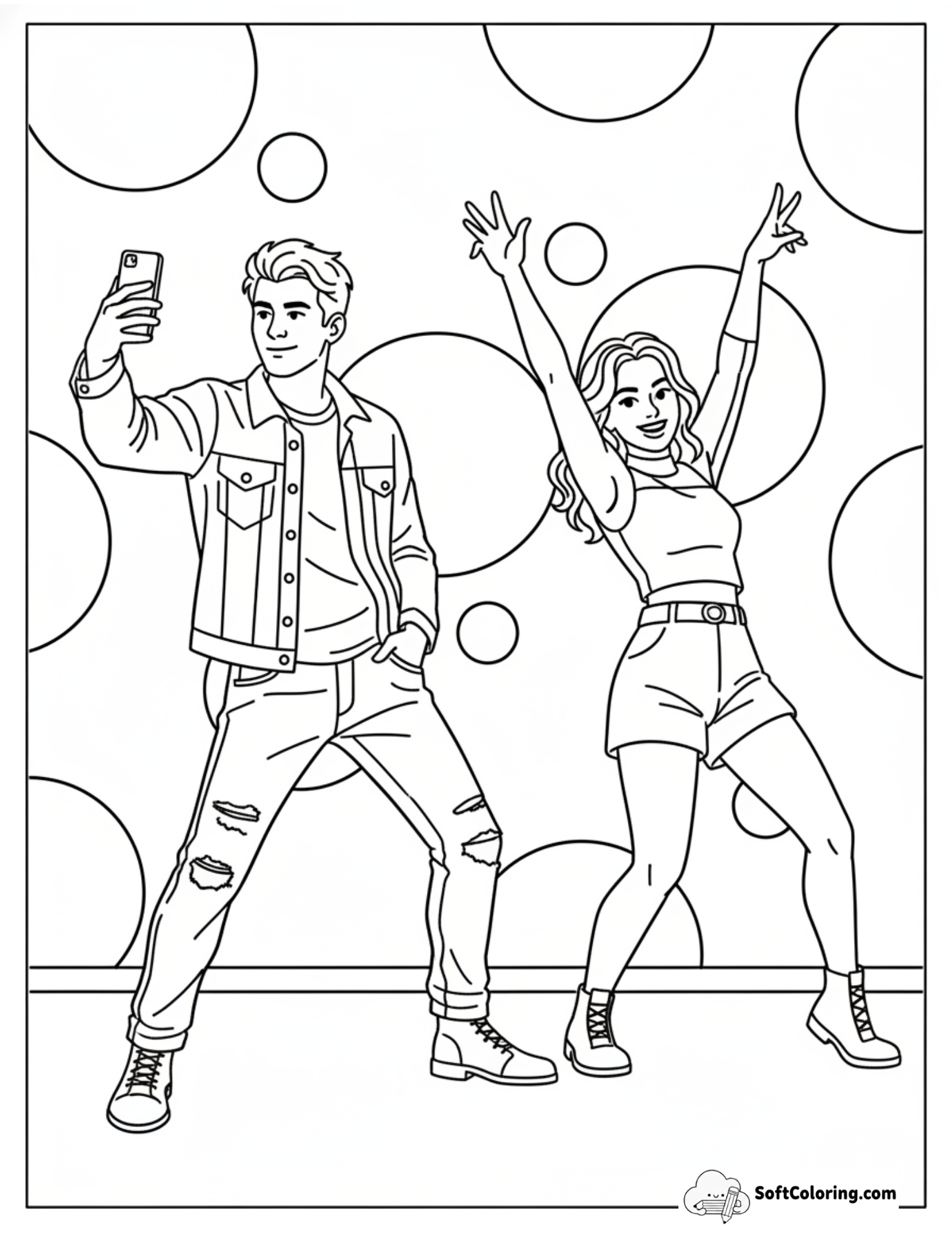 Zed And Addison Taking Selfie