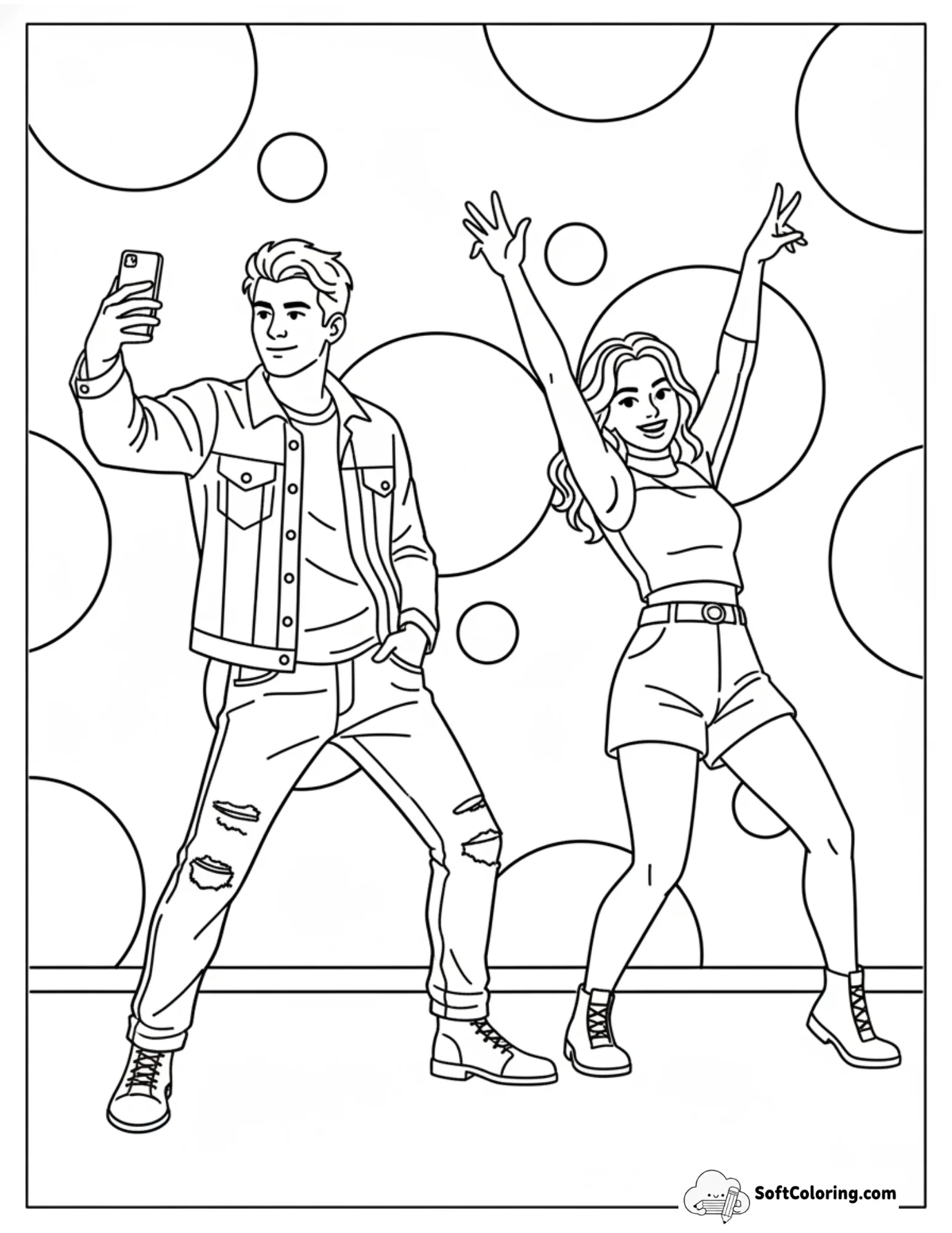 Zed And Addison Taking Selfie