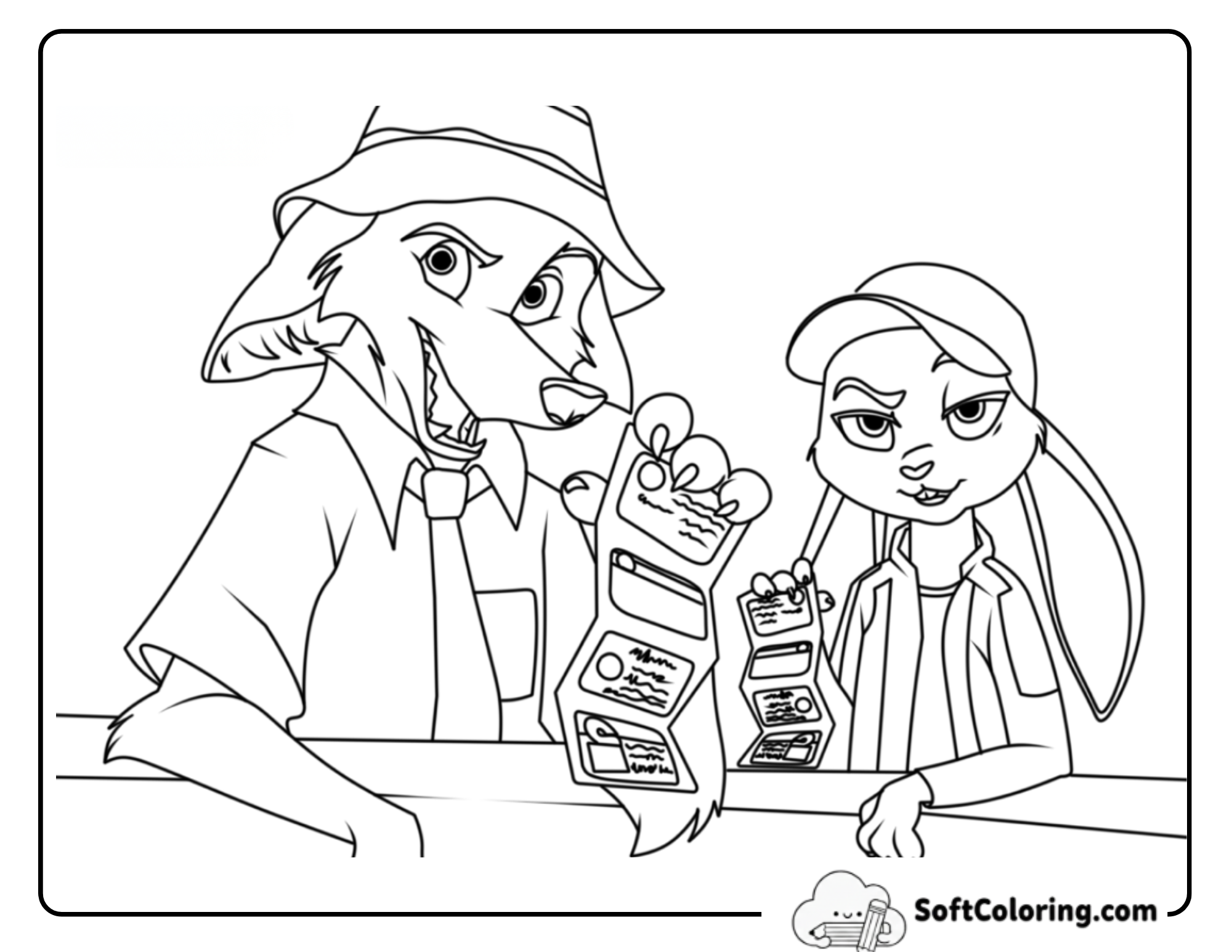 Judy And Nick In Police Uniforms