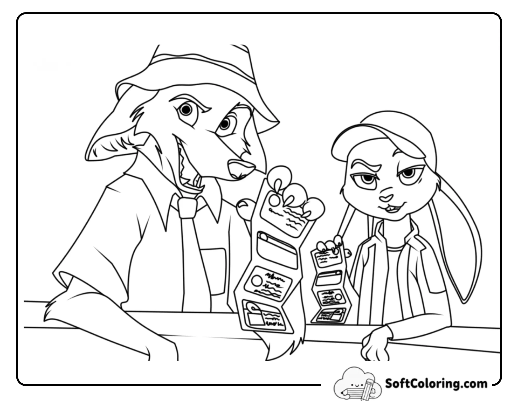 Judy And Nick In Police Uniforms