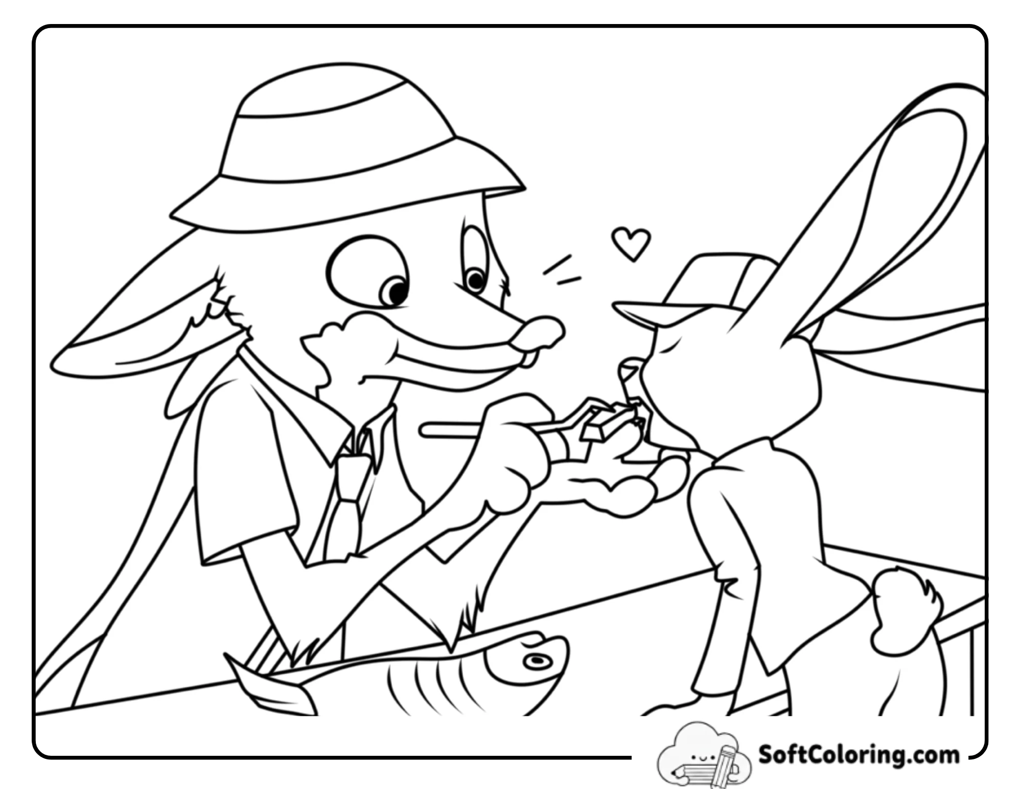 Cute Gary Snake Character Enjoying Food
