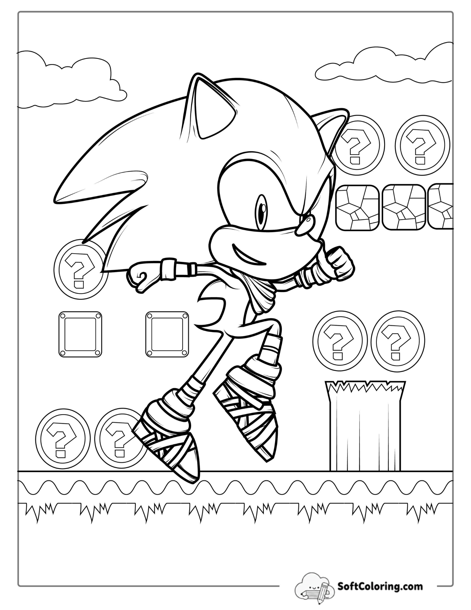 2D Super Sonic In Game