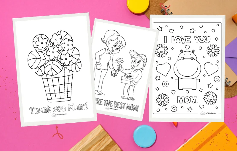 Mother's Day Coloring Pages