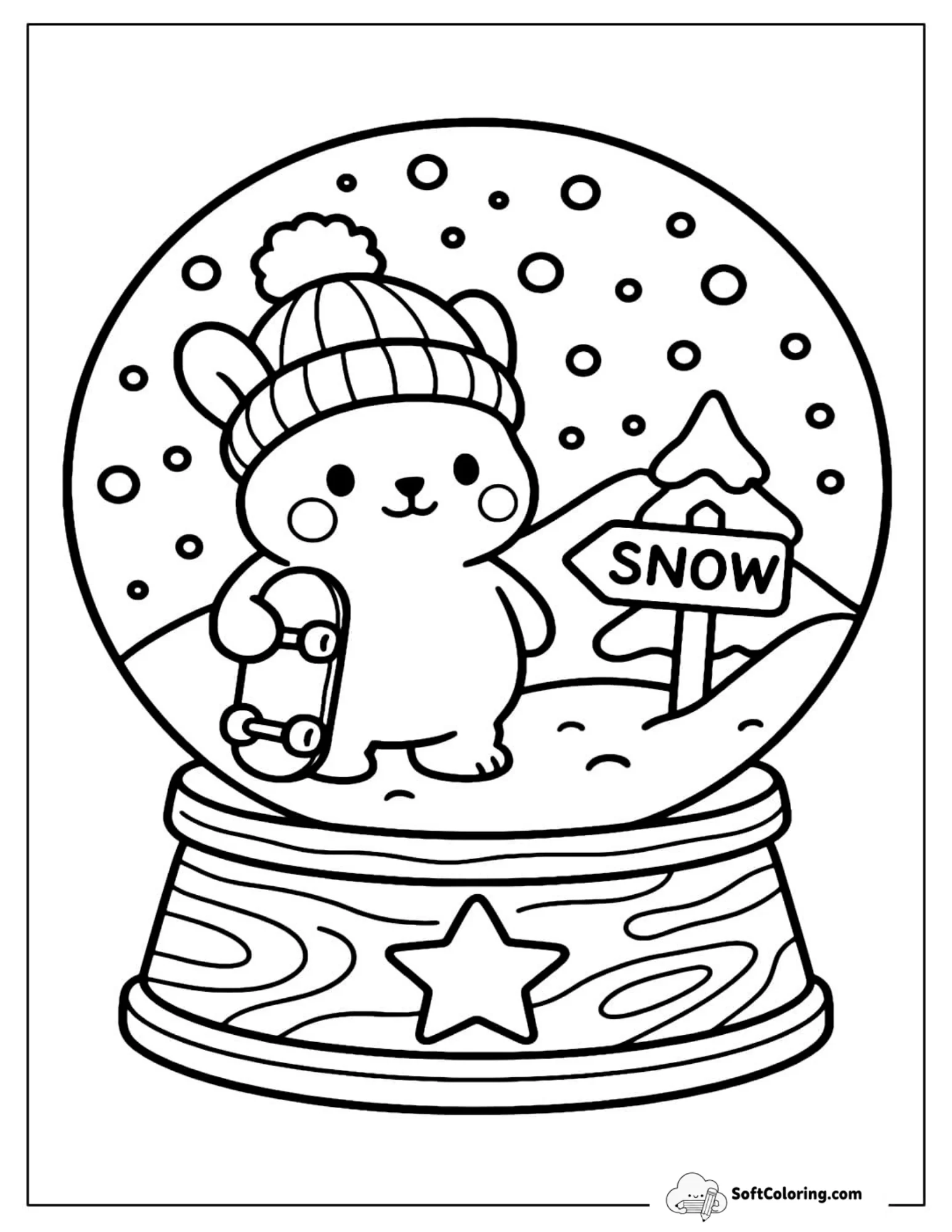 Bunny Snow Globe