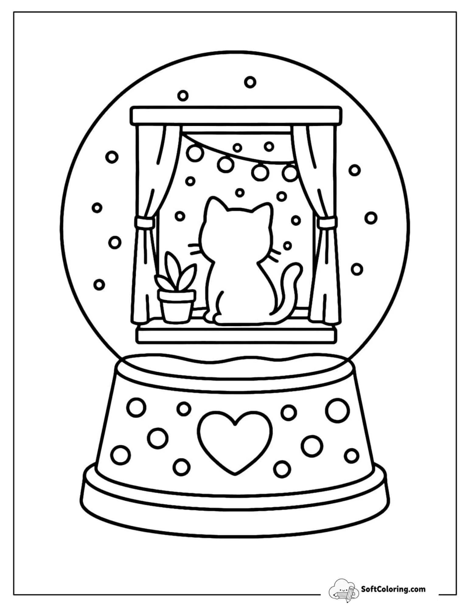Kitten Snow Globe