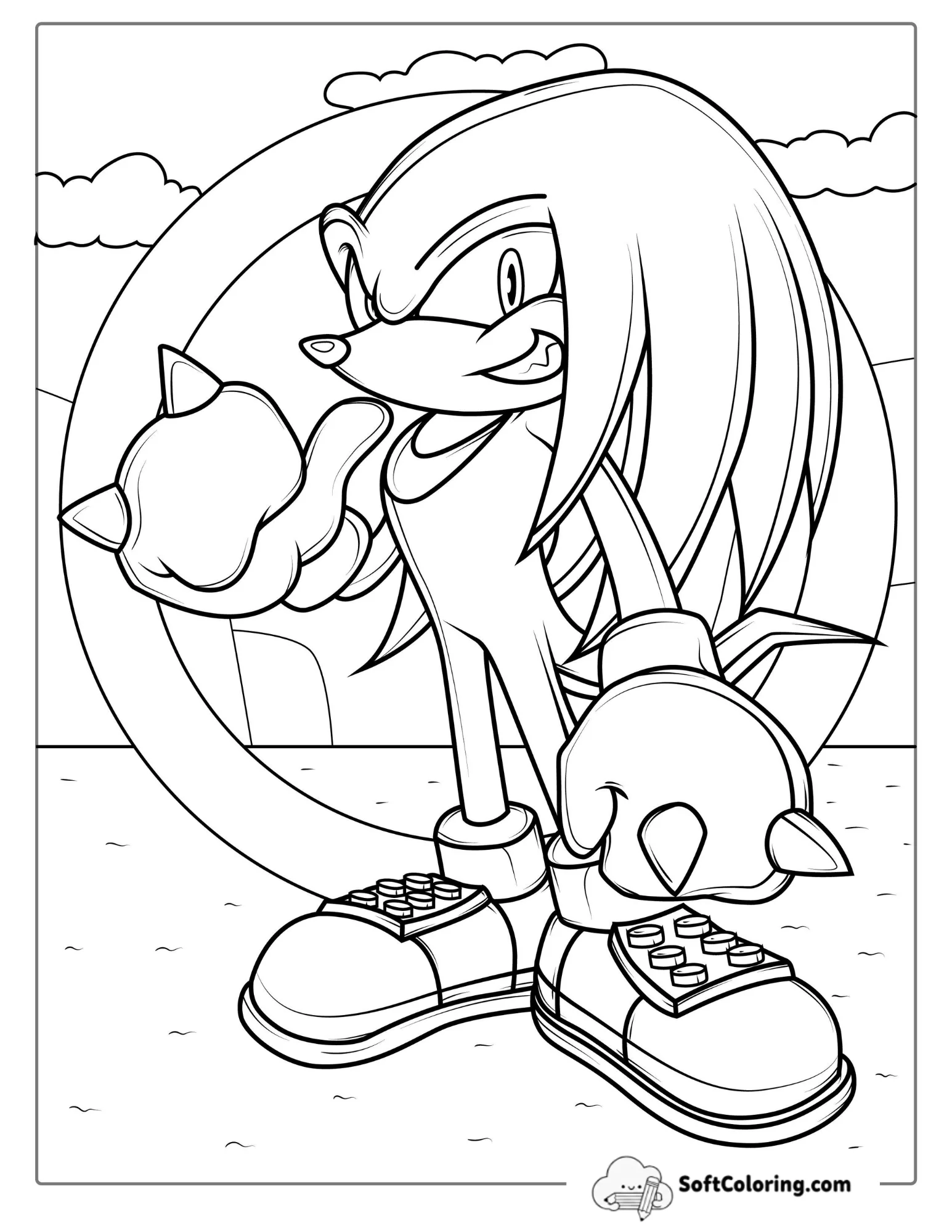 Knuckles From Sonic