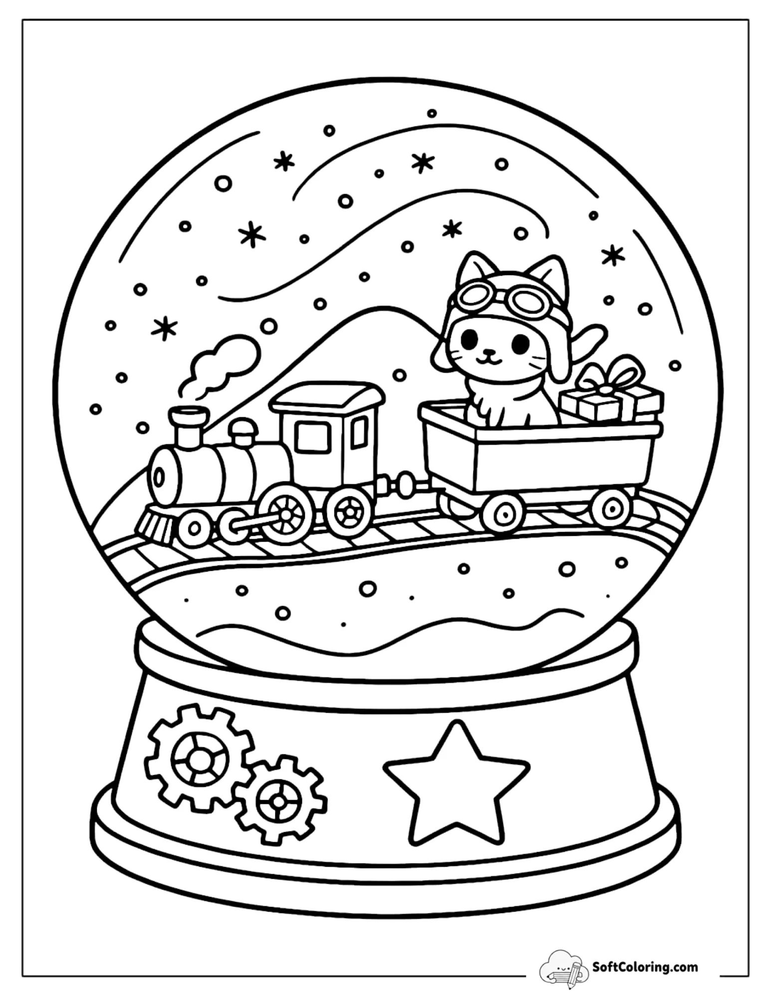 Snow Globe Train Ride