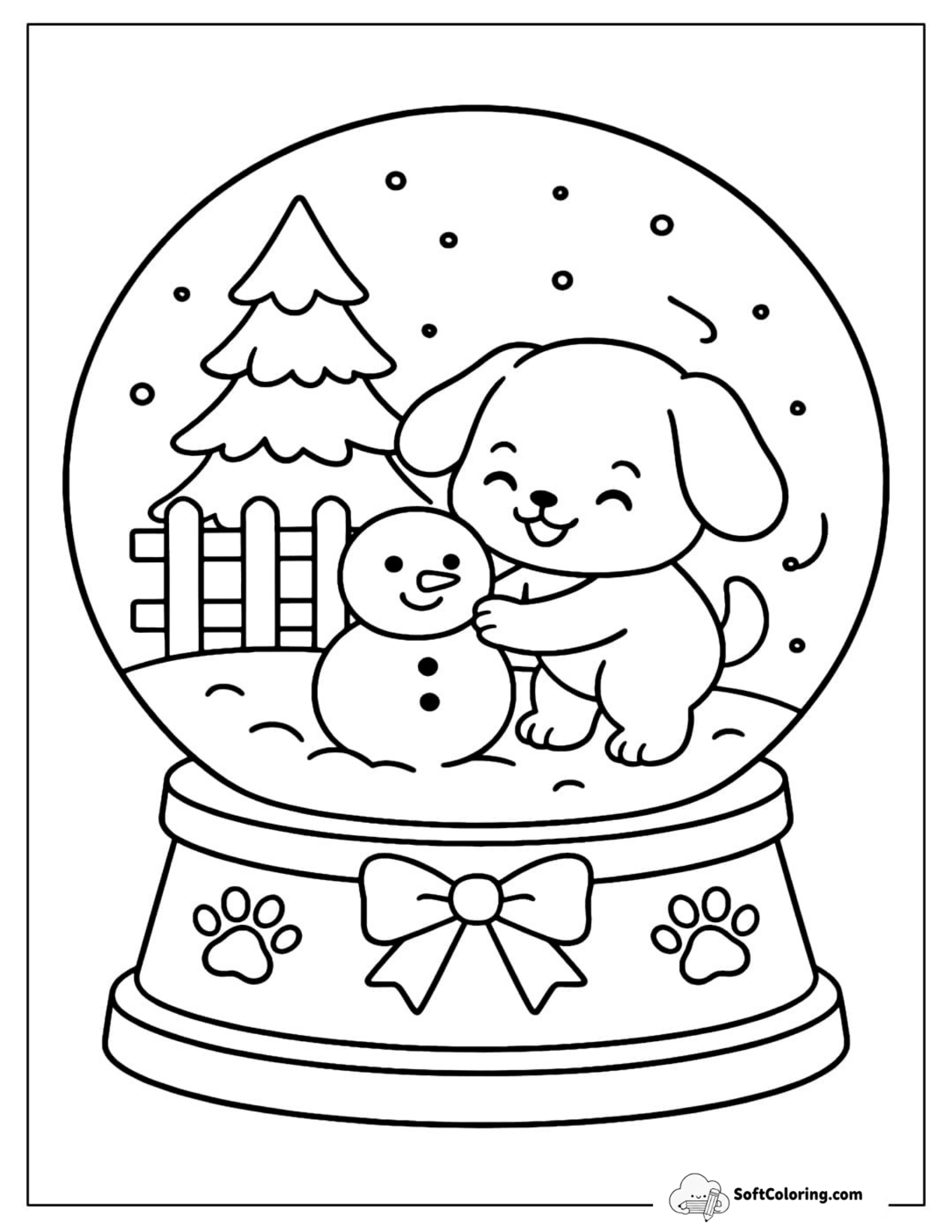 Snow Globe With Puppy