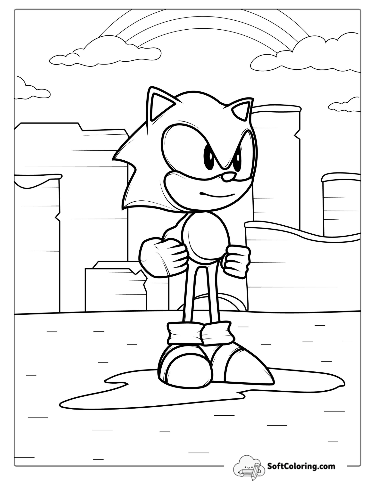 Sonic In Video Game