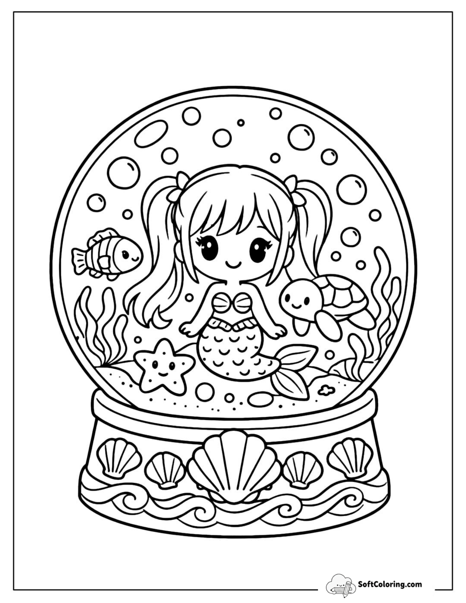 Underwater Snow Globe