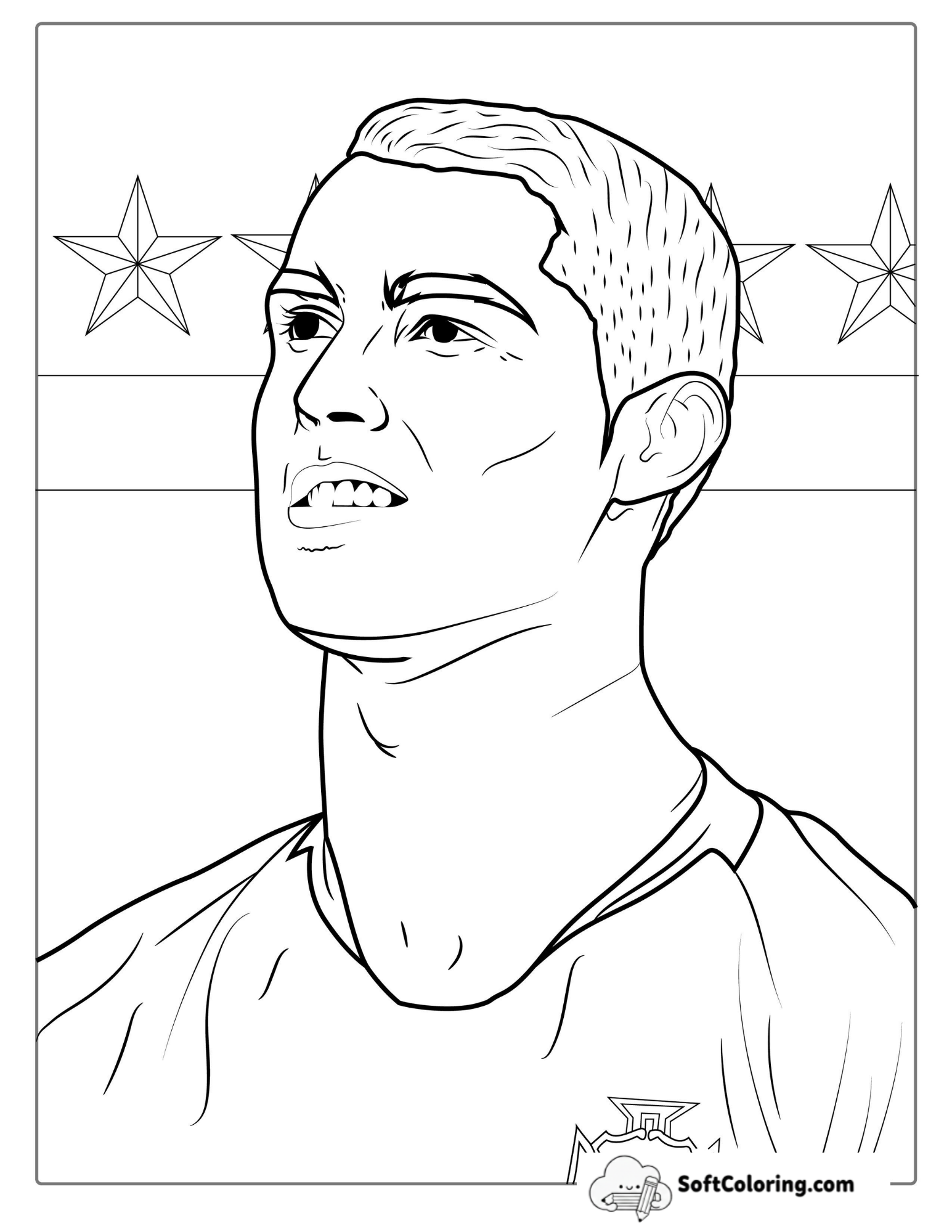 Closeup Of Cristiano Ronaldo