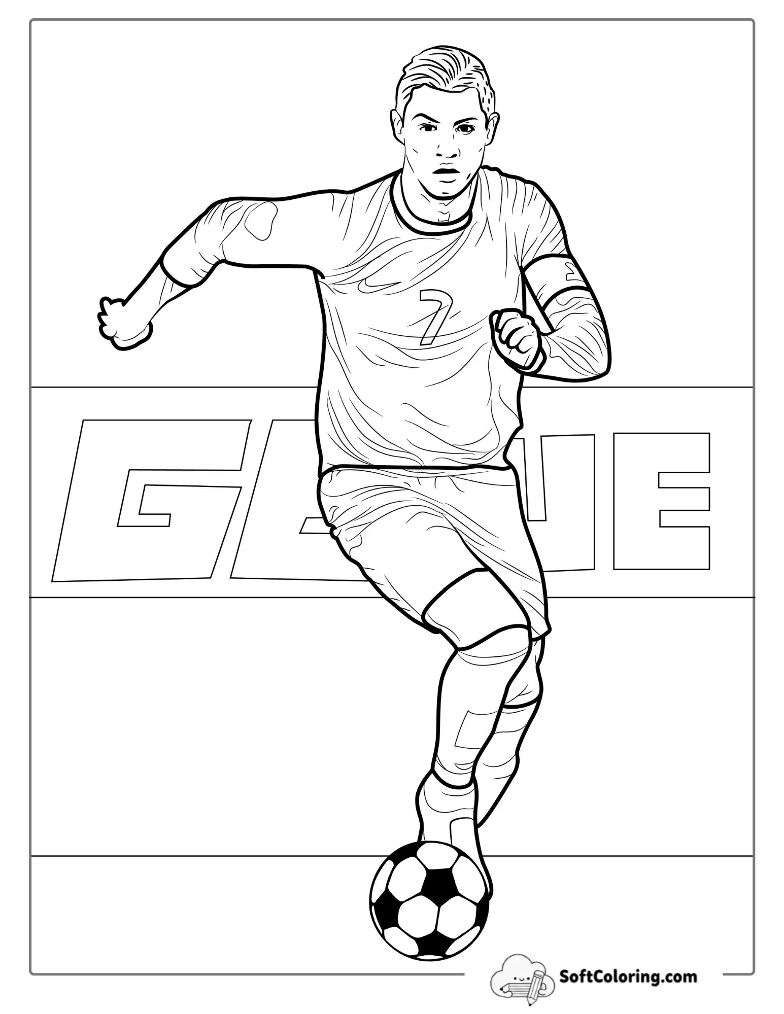 Cristiano Ronaldo Dribbling Ball