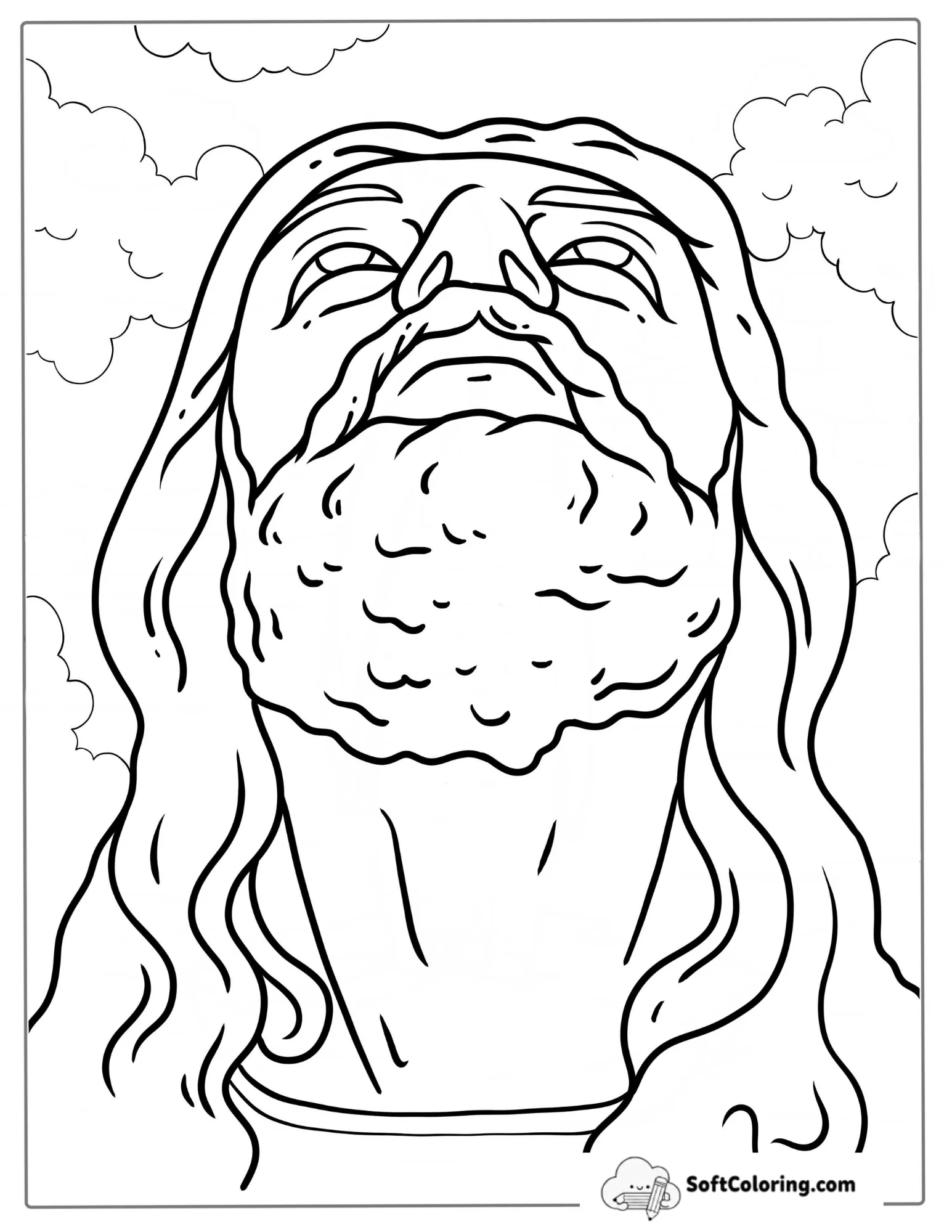 Jesus Christ Coloring For Kids