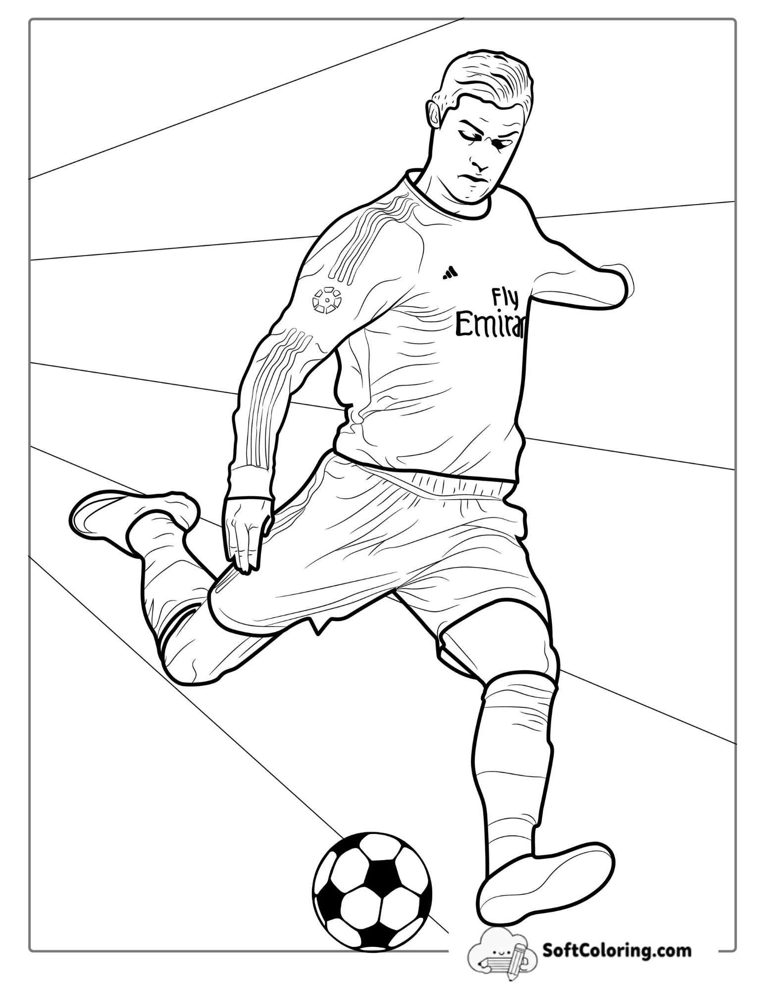 Ronaldo Kicking Goal Manchester