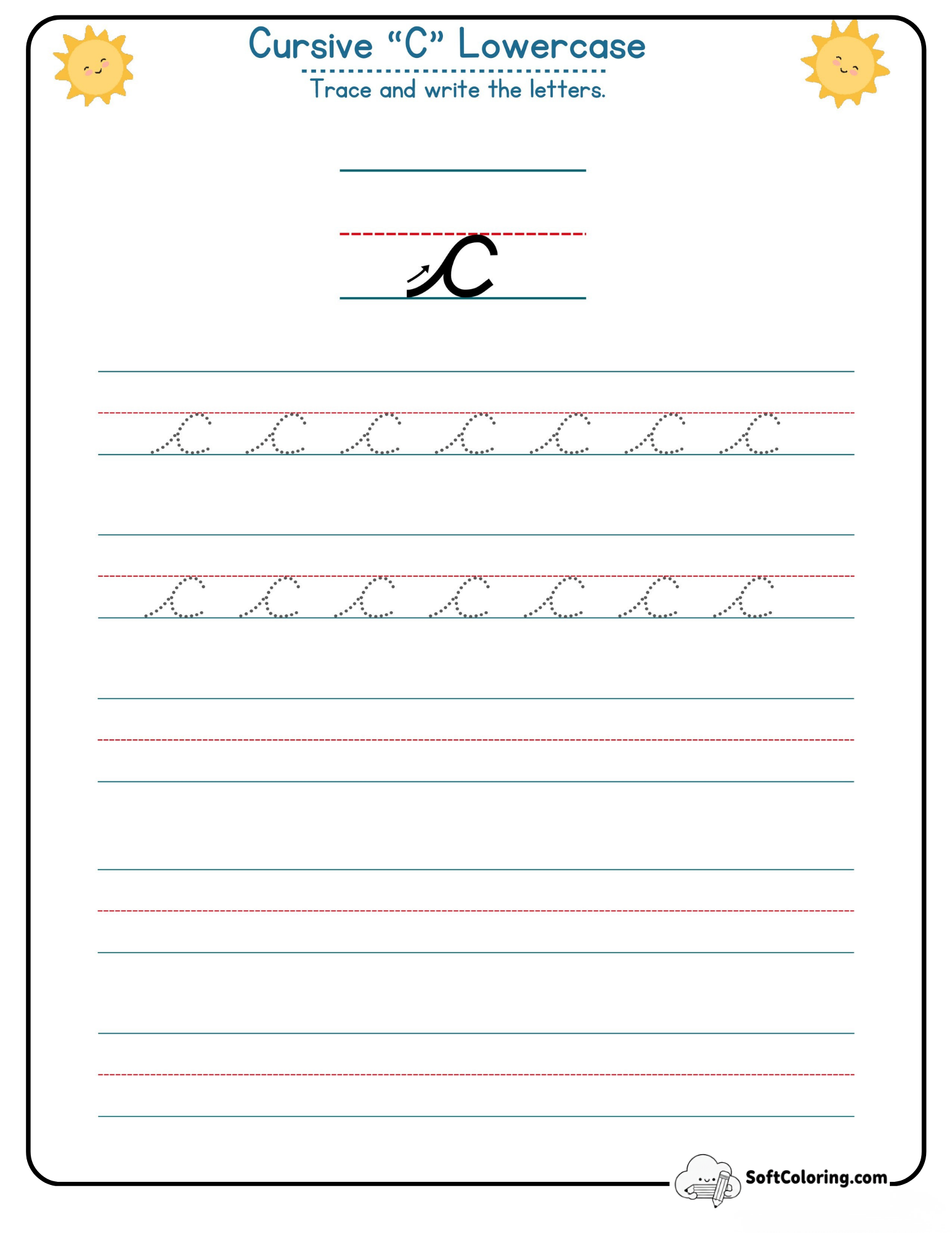 Cursive C Lowercase
