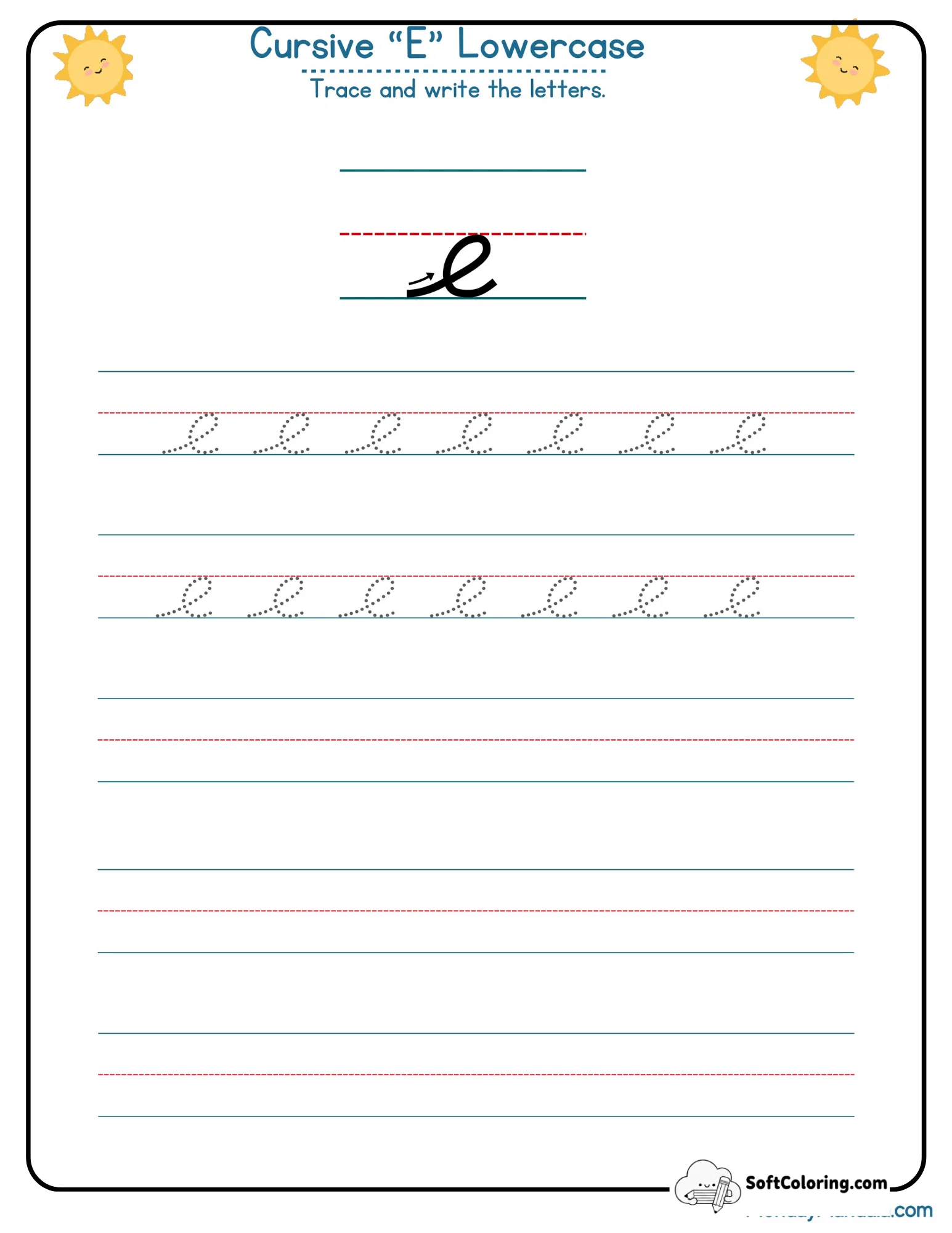 Cursive E Lowercase