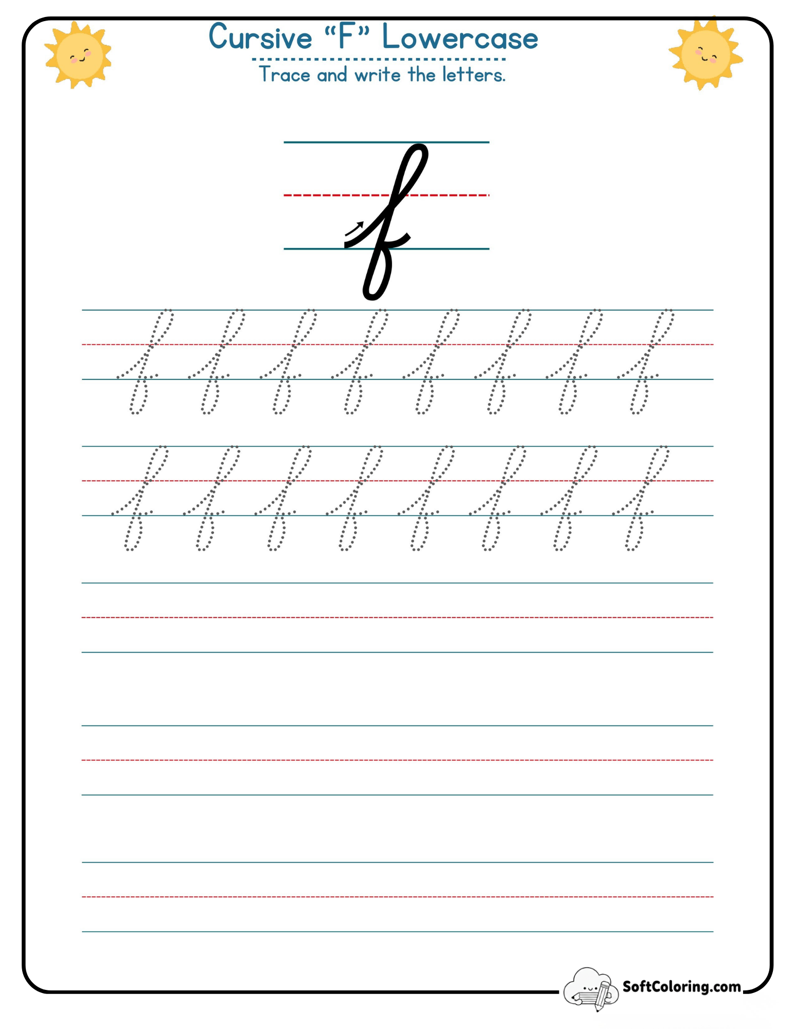 Cursive F Lowercase