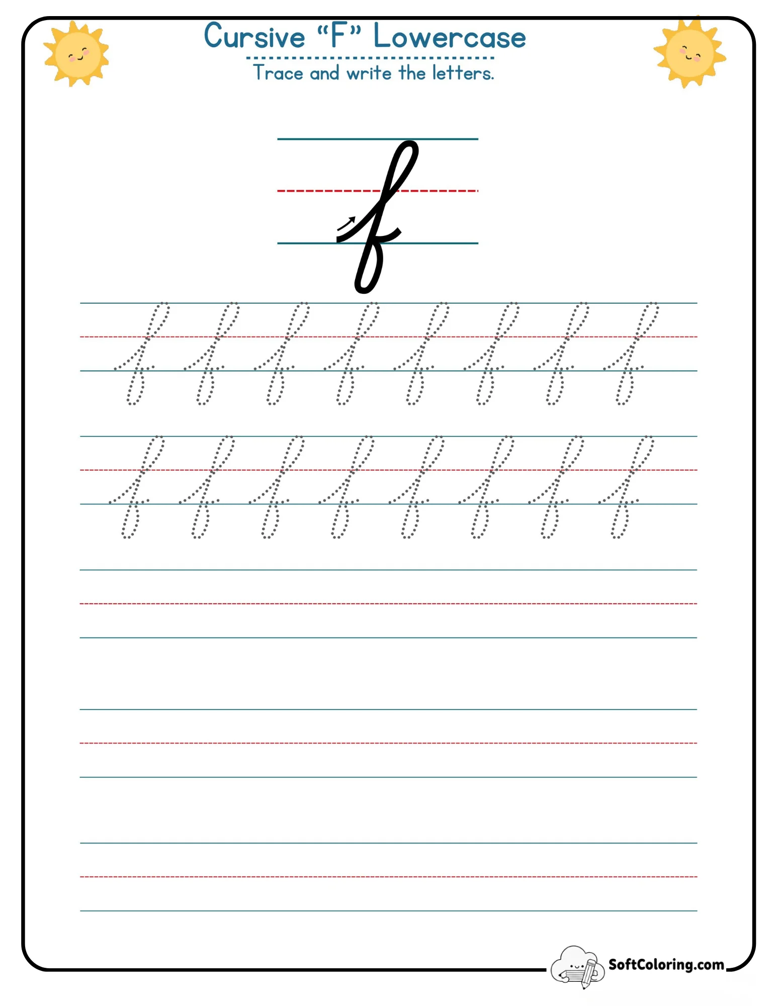 Cursive F Lowercase