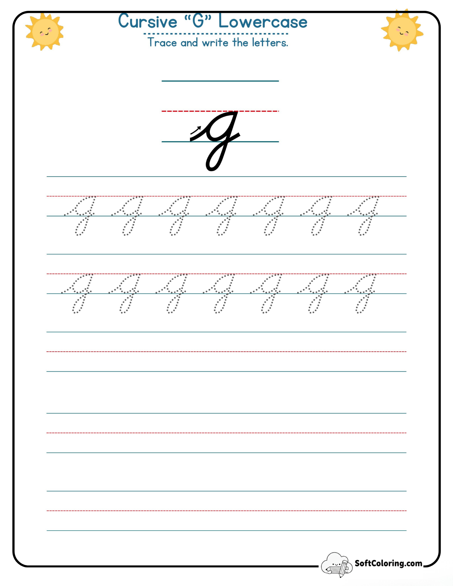 Cursive G Lowercase