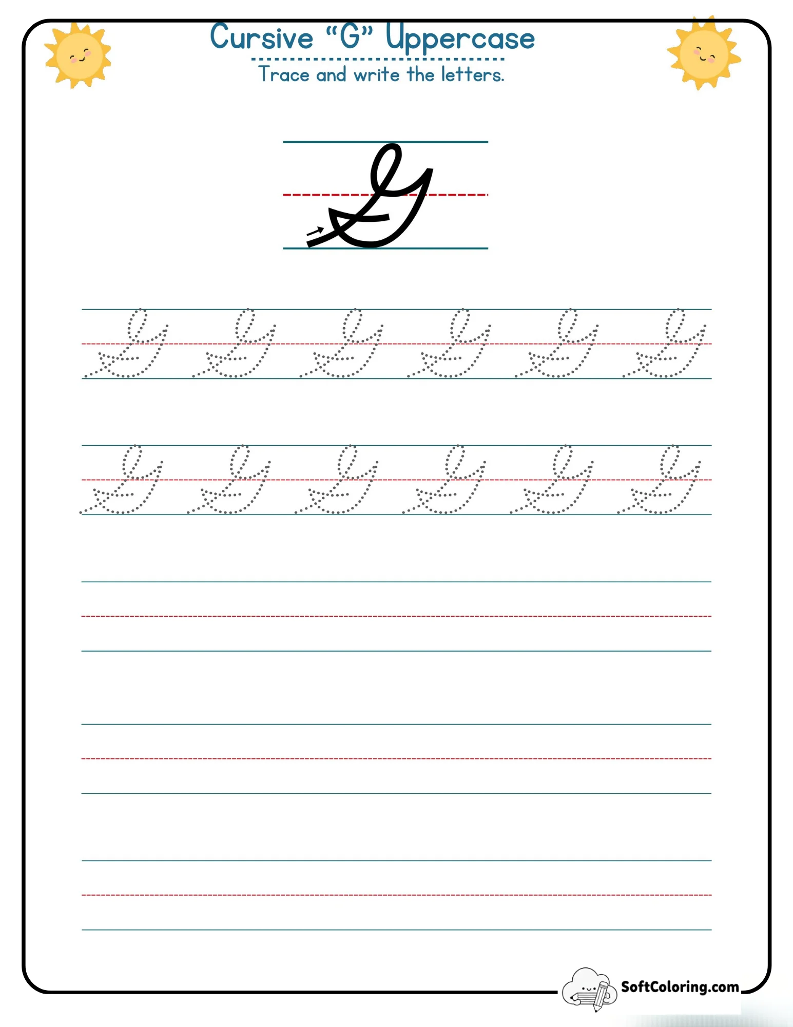 Cursive G Uppercase