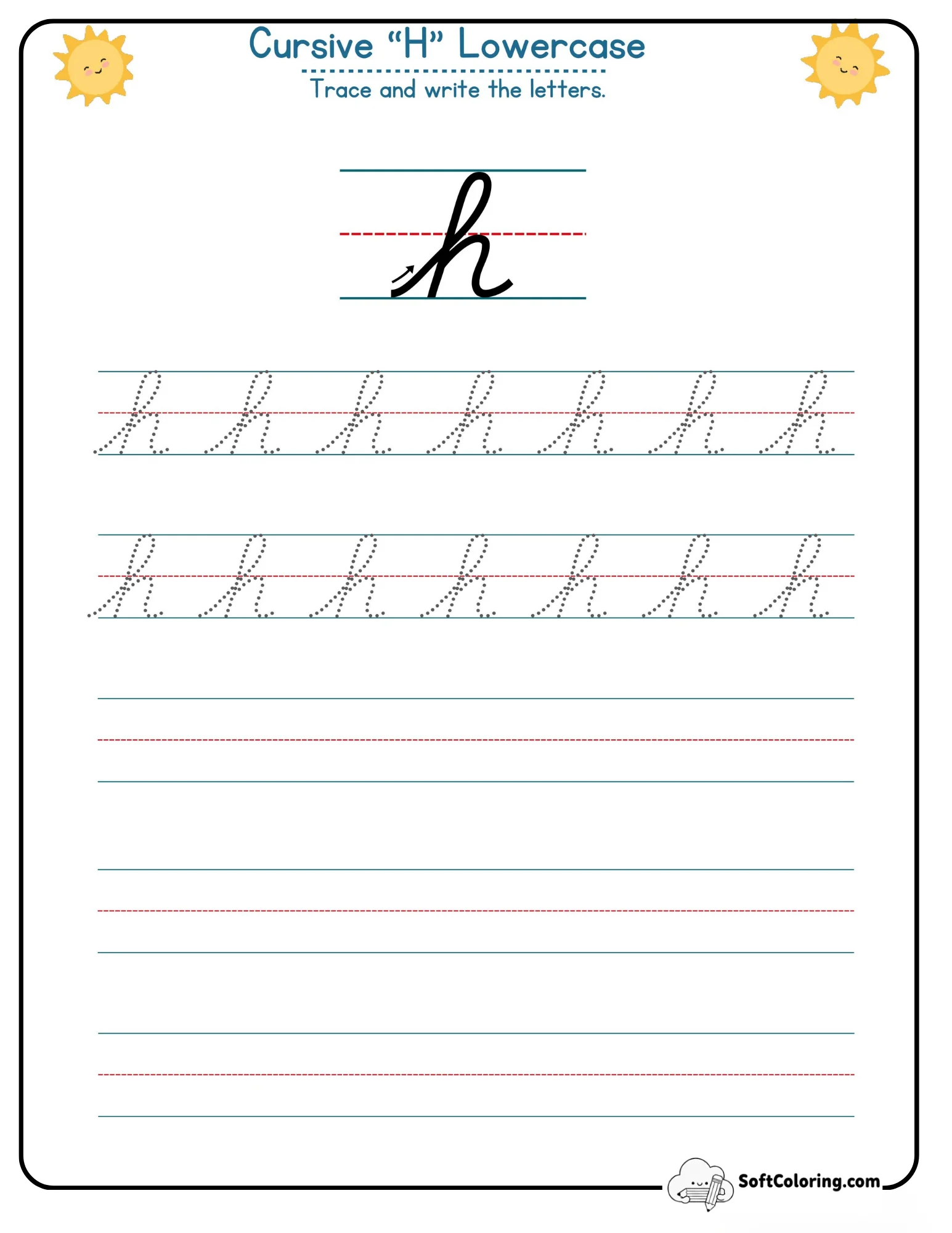 Cursive H Lowercase