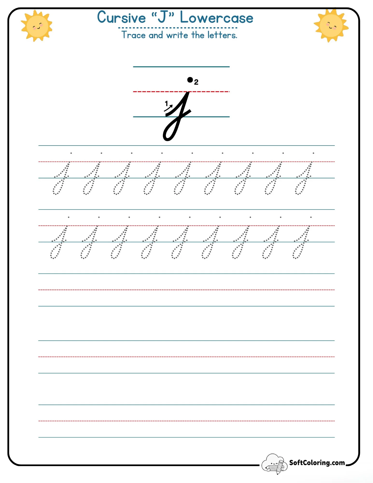 Cursive J Lowercase