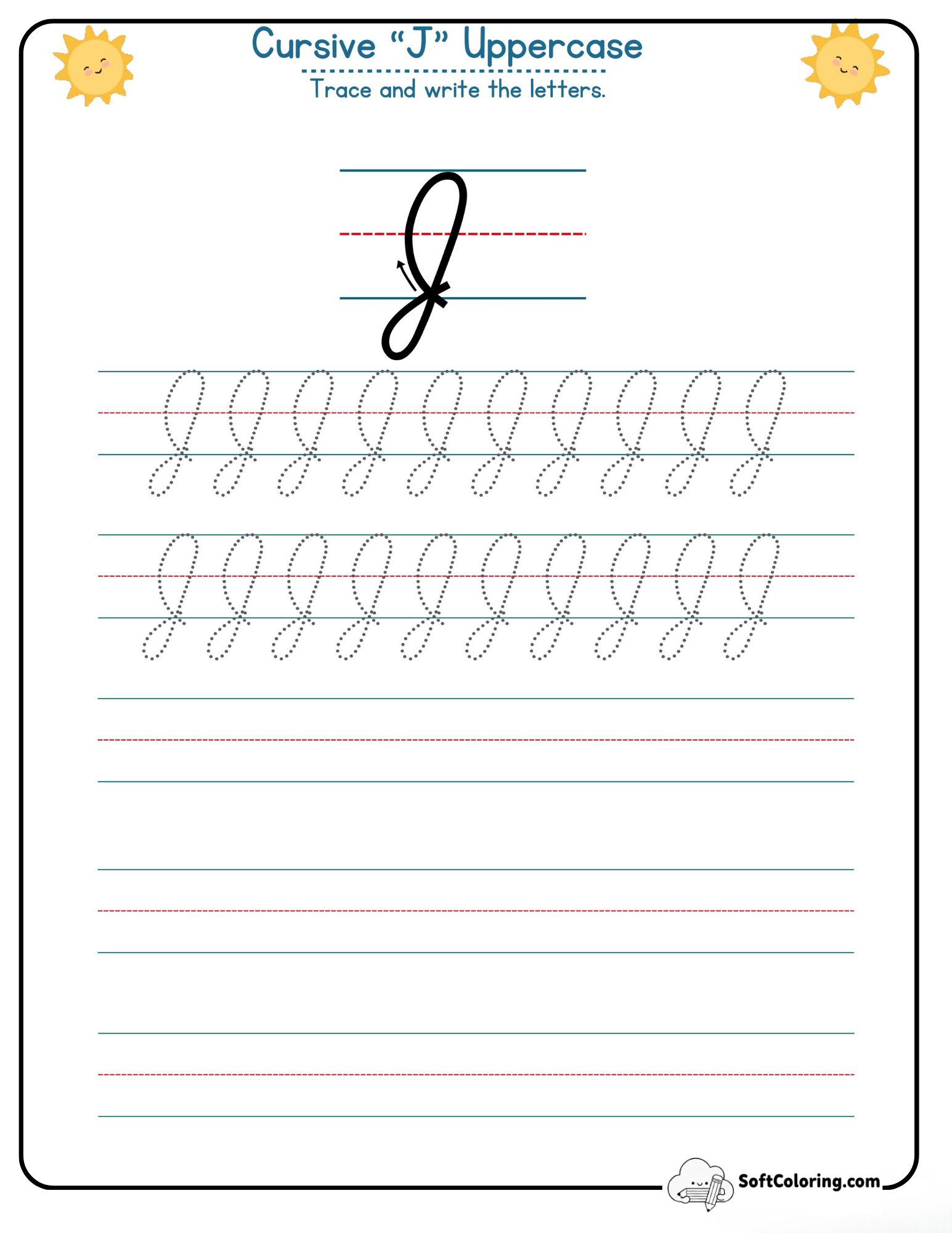 Cursive J Uppercase