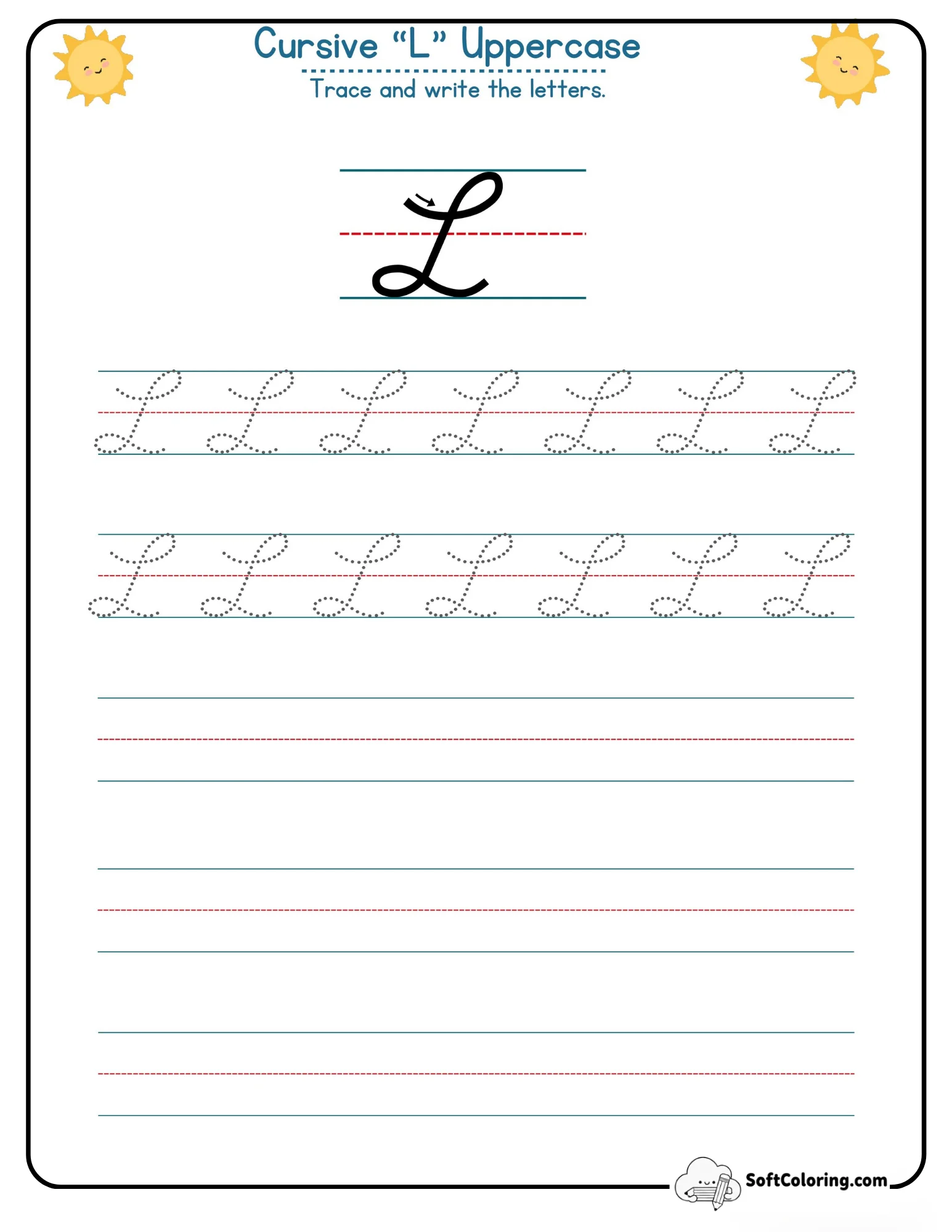 Cursive L Uppercase