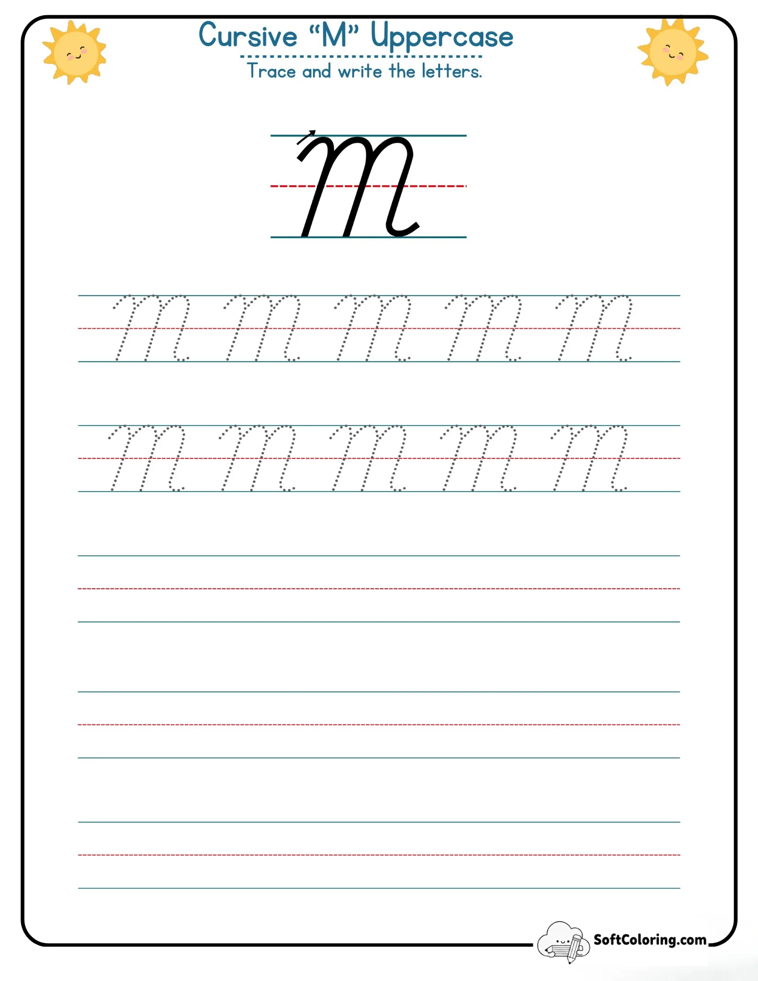 Cursive M Uppercase