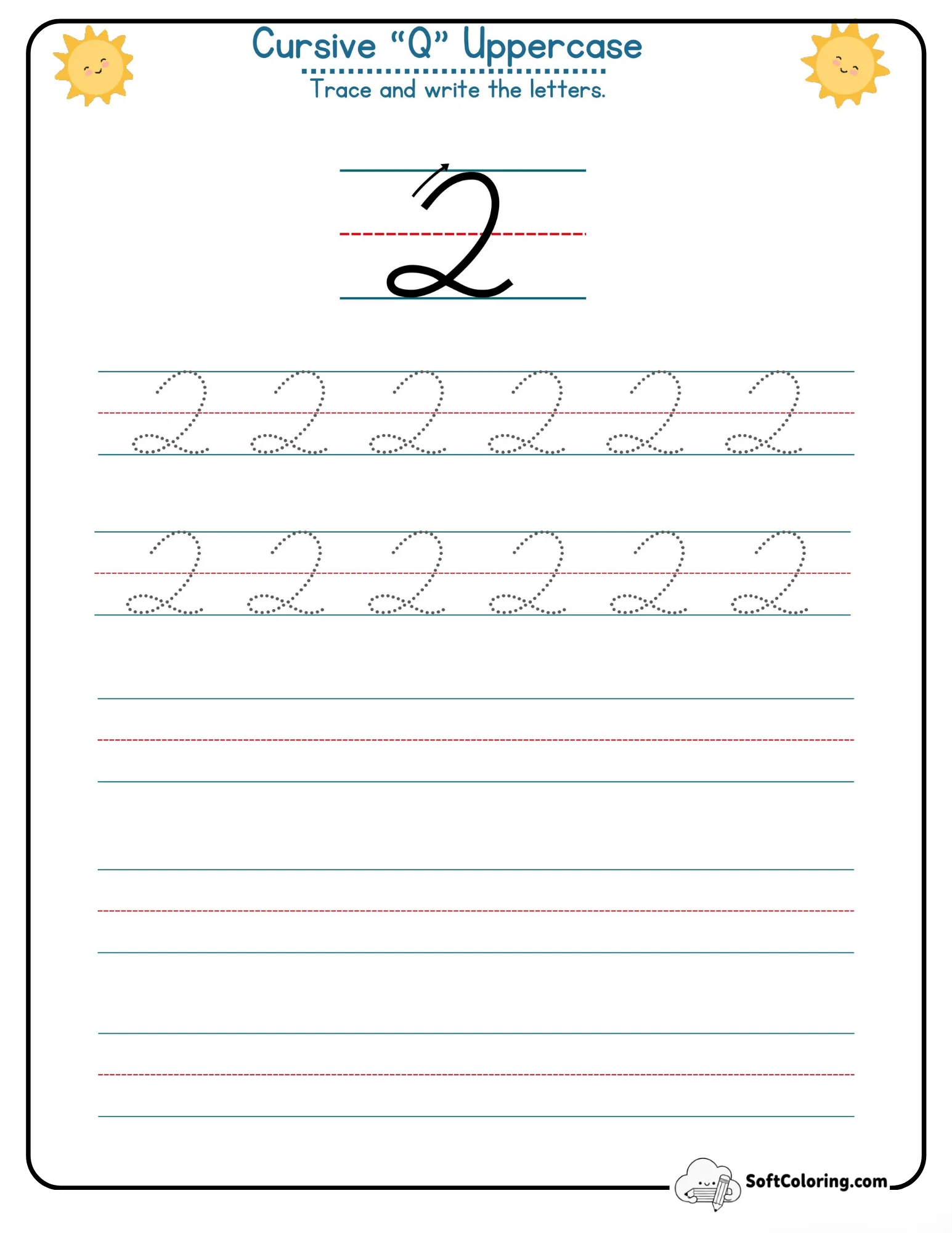 Cursive Q Uppercase