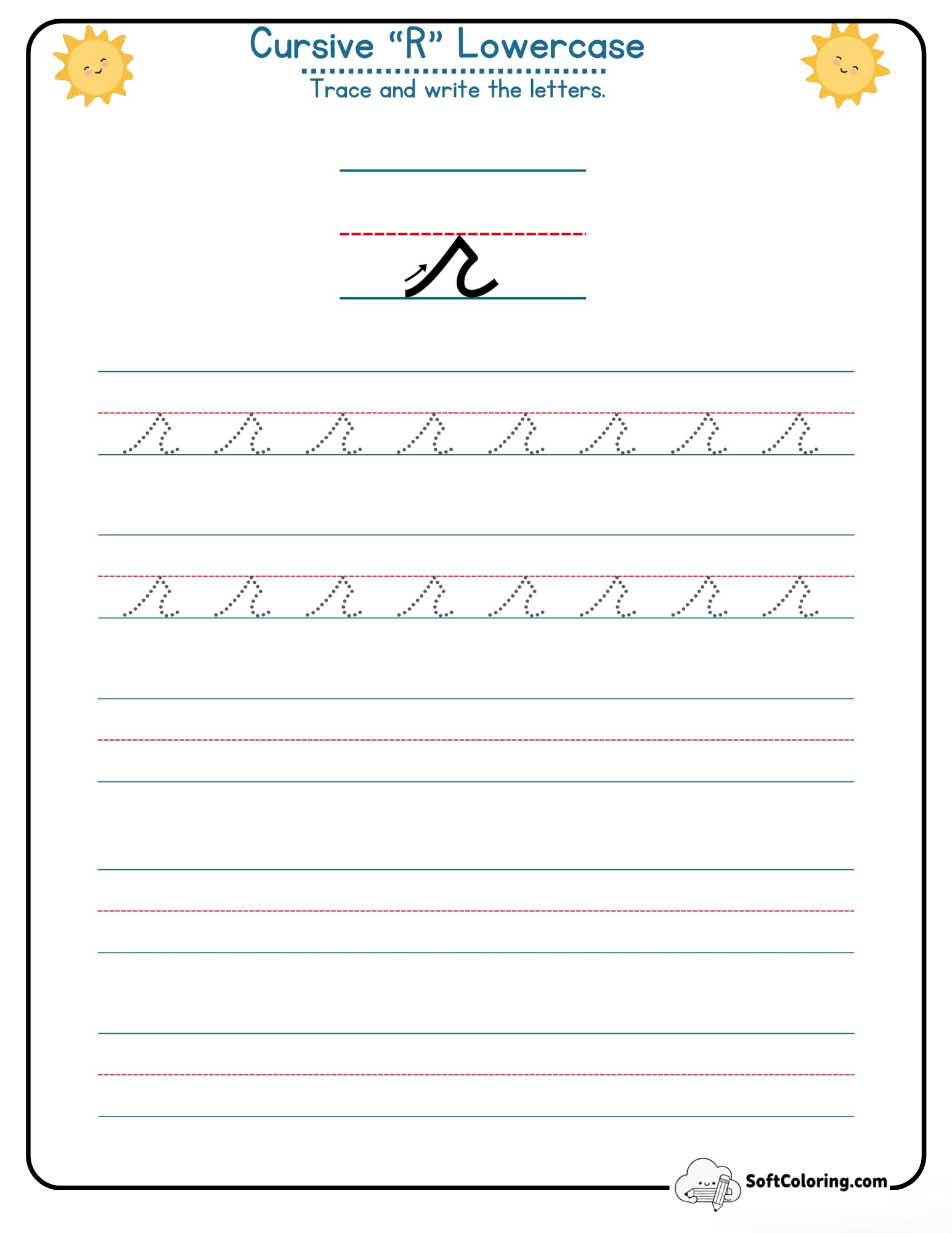 Cursive R Uppercase
