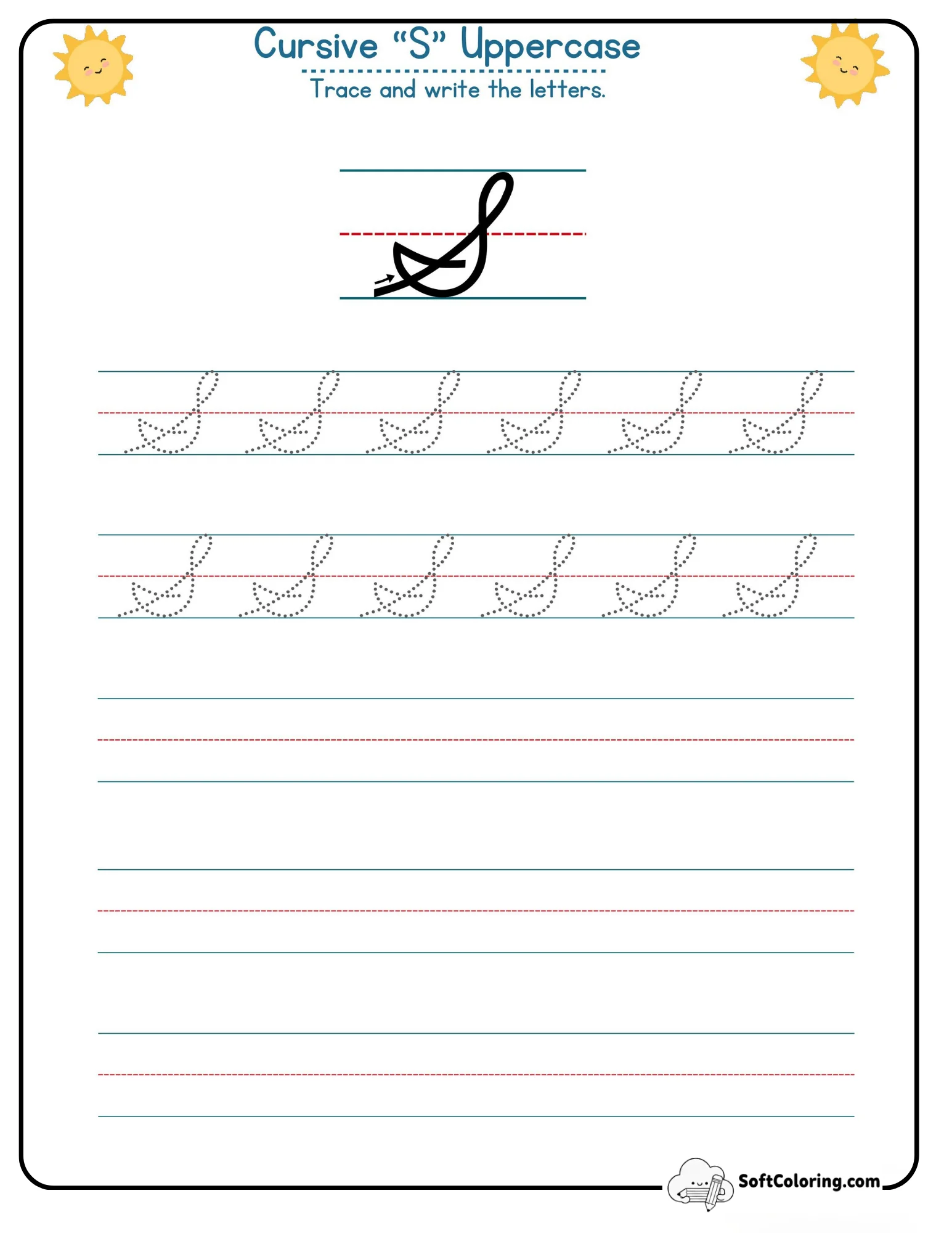 Cursive S Uppercase