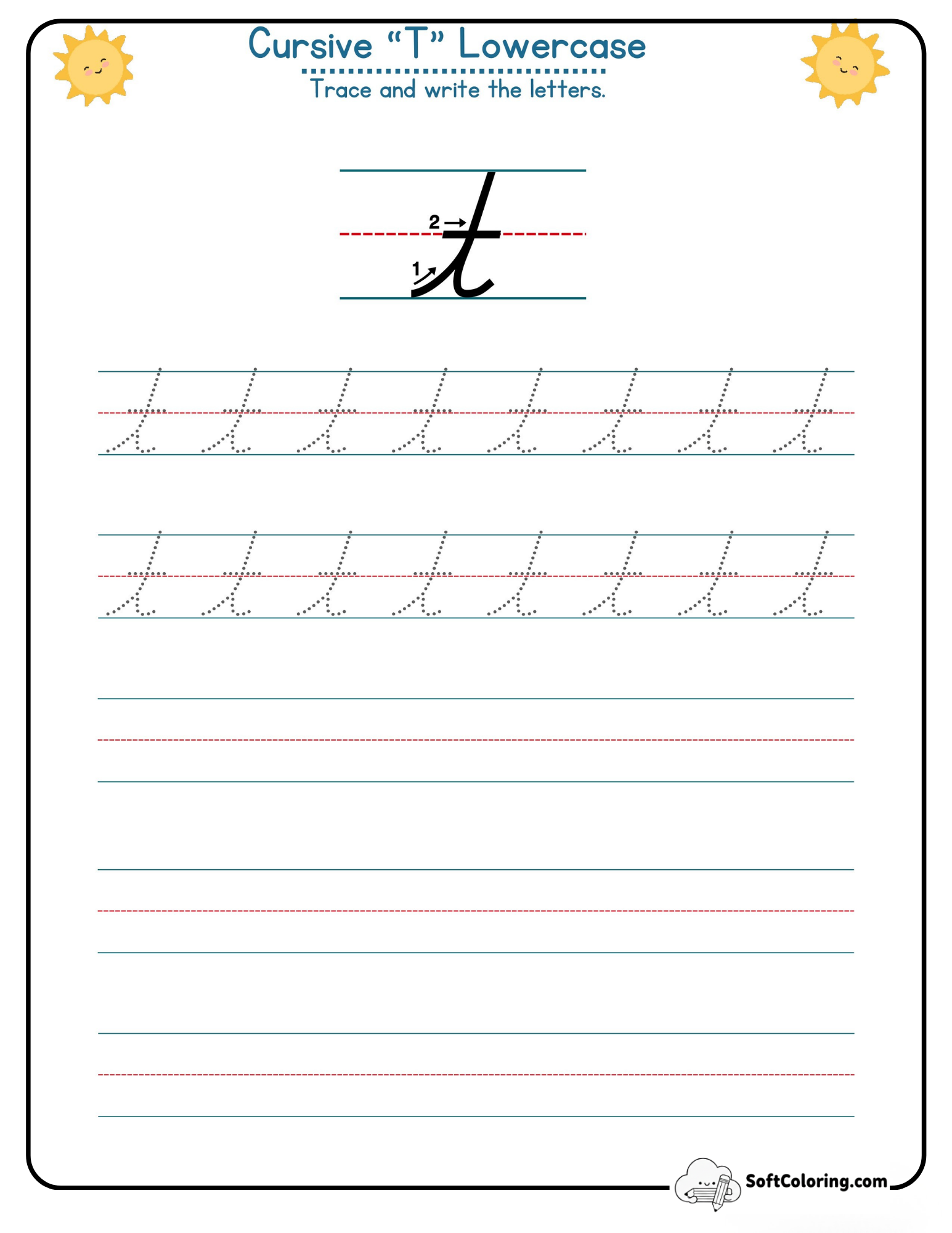 Cursive T Lowercase