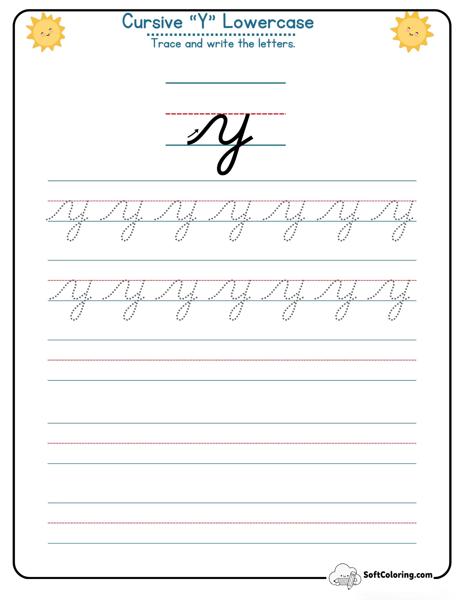 Cursive Y Lowercase